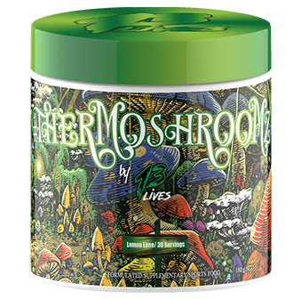 13 Lives Thermoshrooms - Premium Insulated Water Bottle for Hot & Cold Drinks | Perfect for Hiking, Camping, Gym & Outdoor Adventures