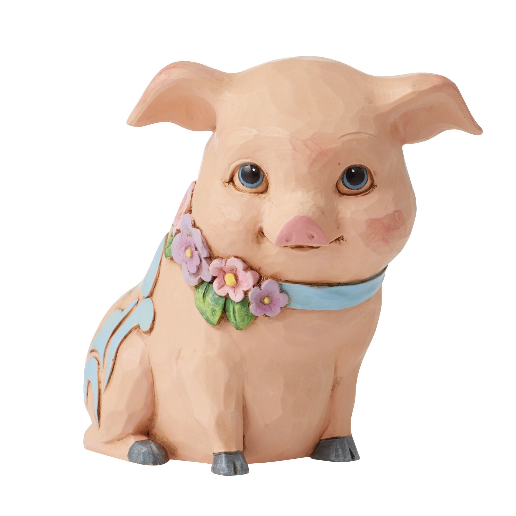 JS HWC Fig Pig Mini Collectible Figurine - Cute Desk Decor, Gift for Collectors & Anime Fans - Perfect for Home, Office, or Display Shelf