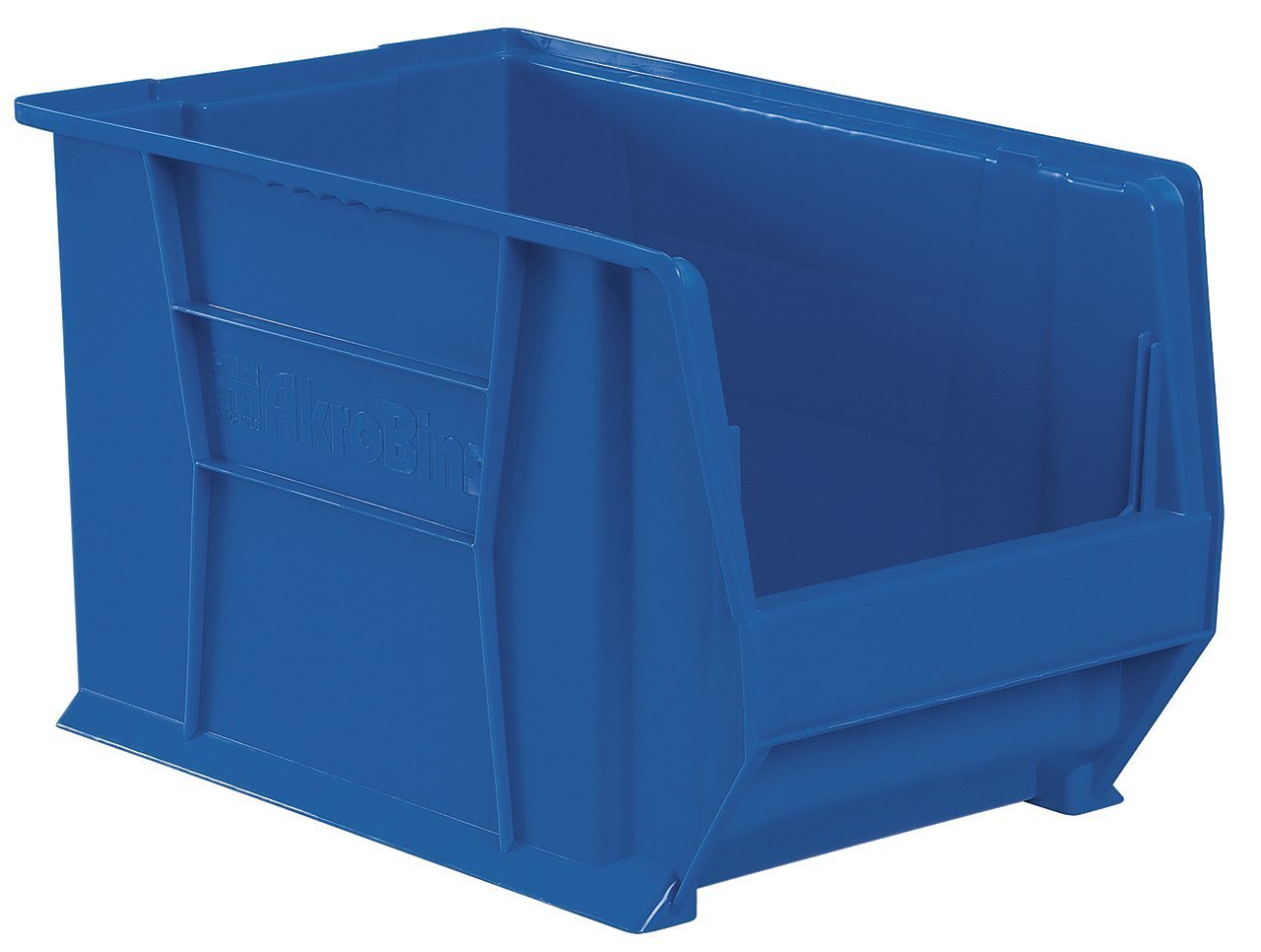 Akro-Mils 30282 Large Plastic Storage Bins - 2-Pack Stackable Organizer Bins for Garage, Classroom, Warehouse (20