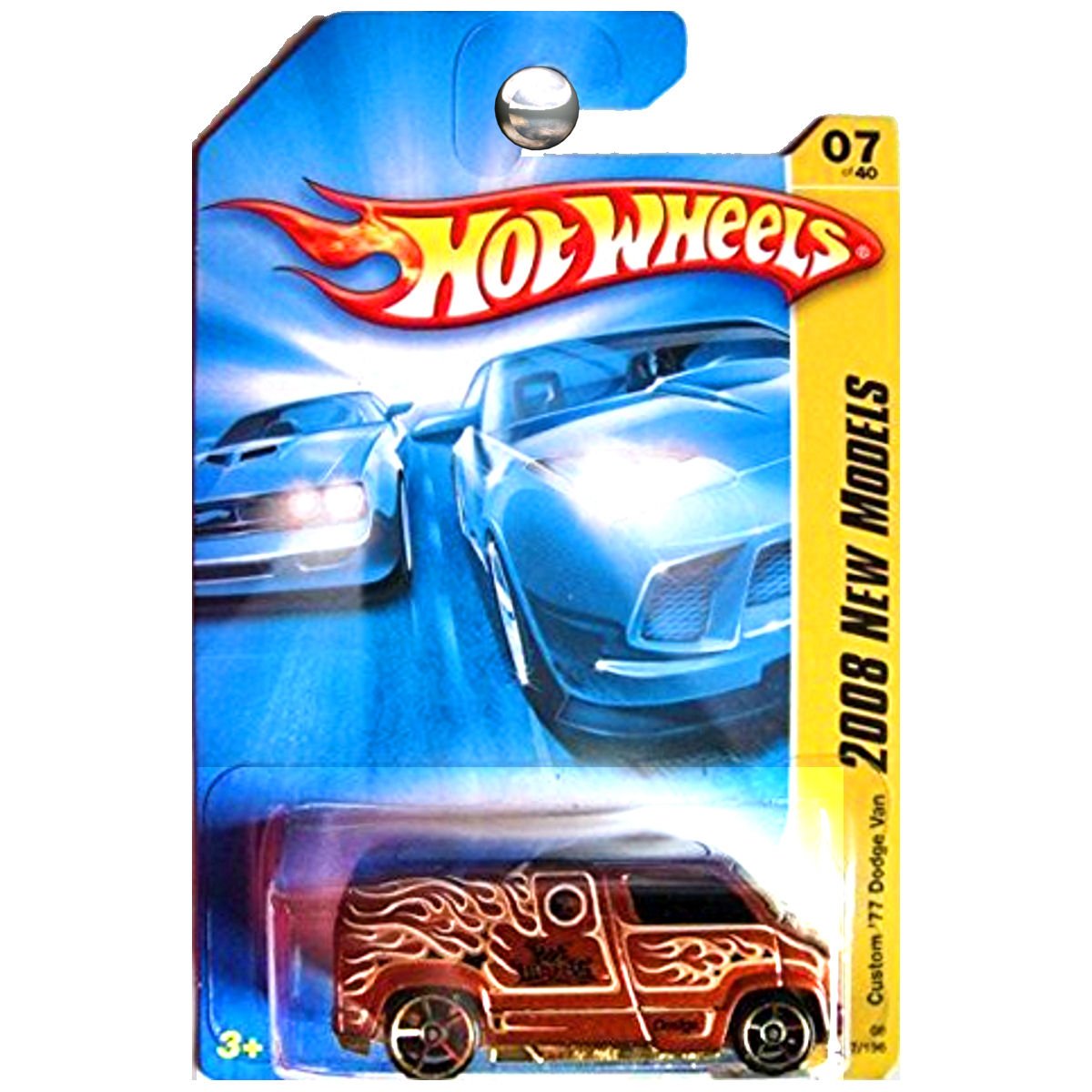 Hot Wheels 2008 New Models 1977 Custom Dodge Van Copper Brown - Diecast Toy Car for Kids & Collectors - Perfect for Playtime, Display & Gifts