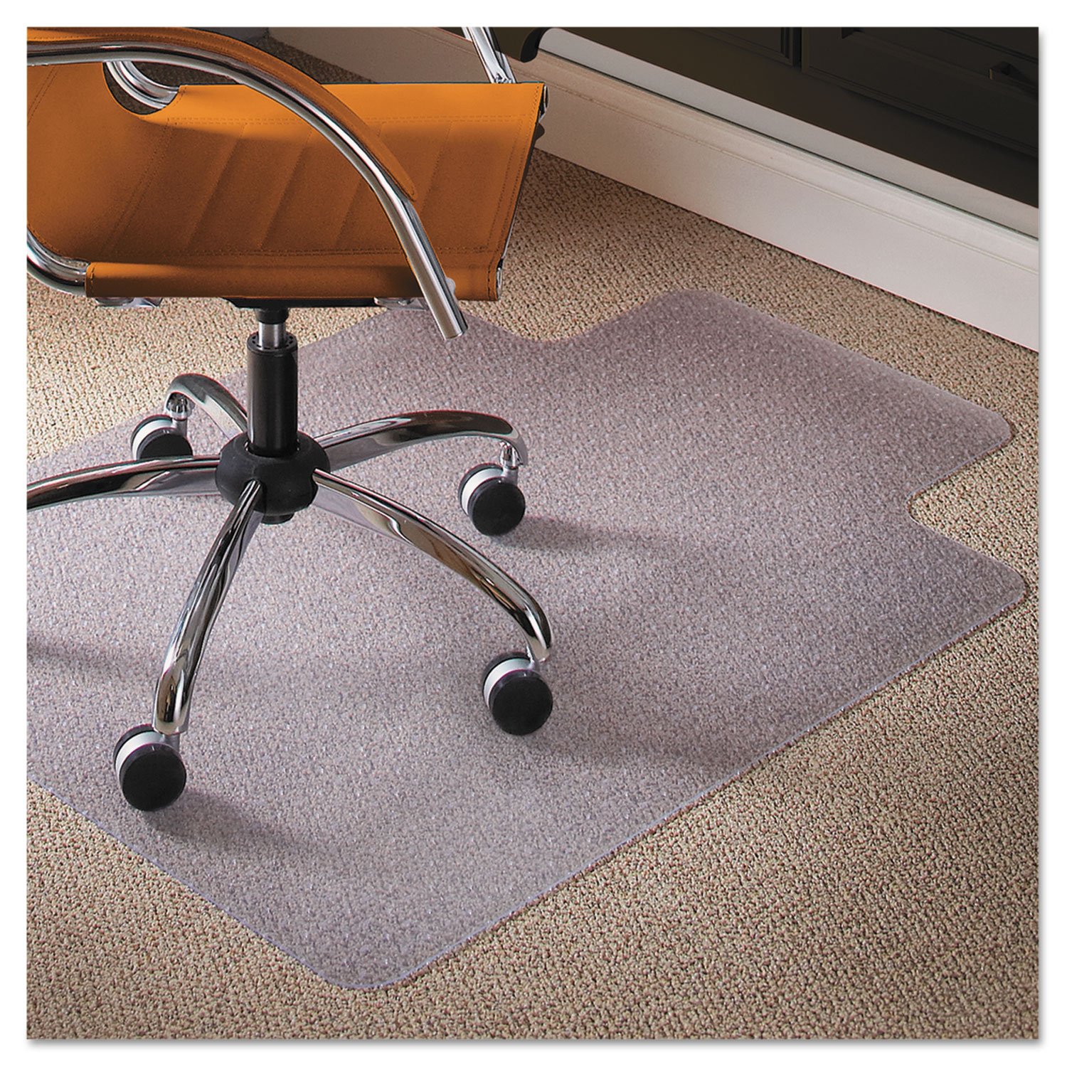 Natural Origins Chair Mat with Lip for Carpet - 36