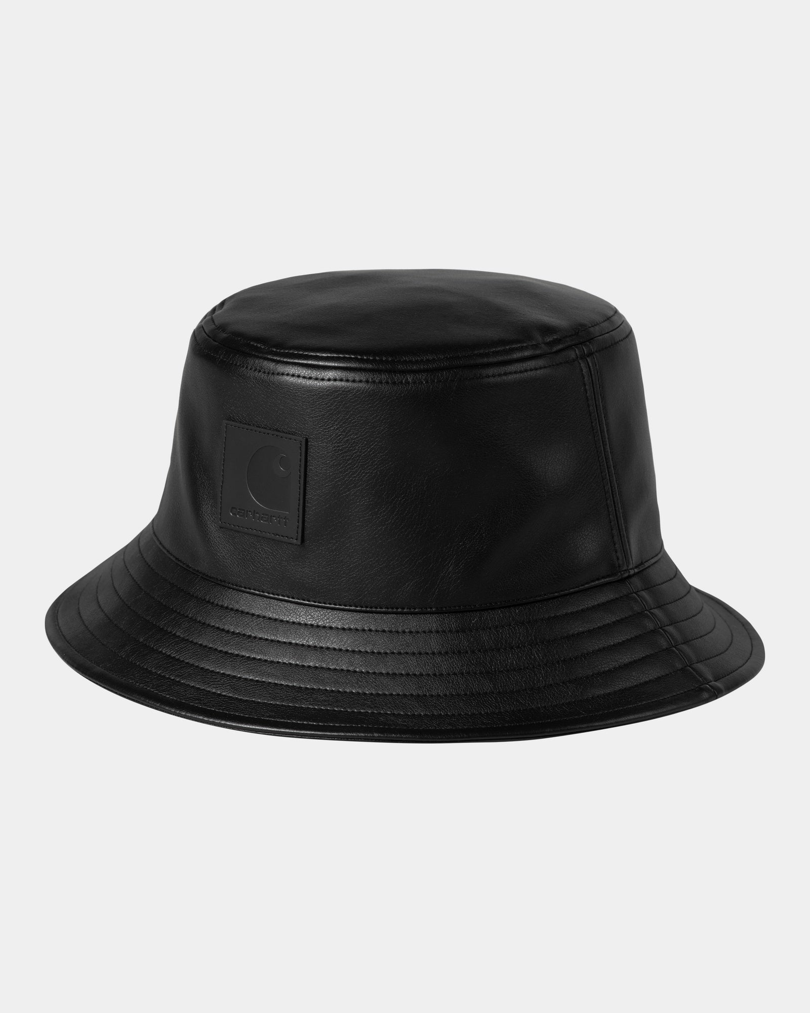 Norwich PU Leather Bucket Hat for Men & Women - Stylish Black Sun Hat for Outdoor, Beach, Travel & Summer Fashion
