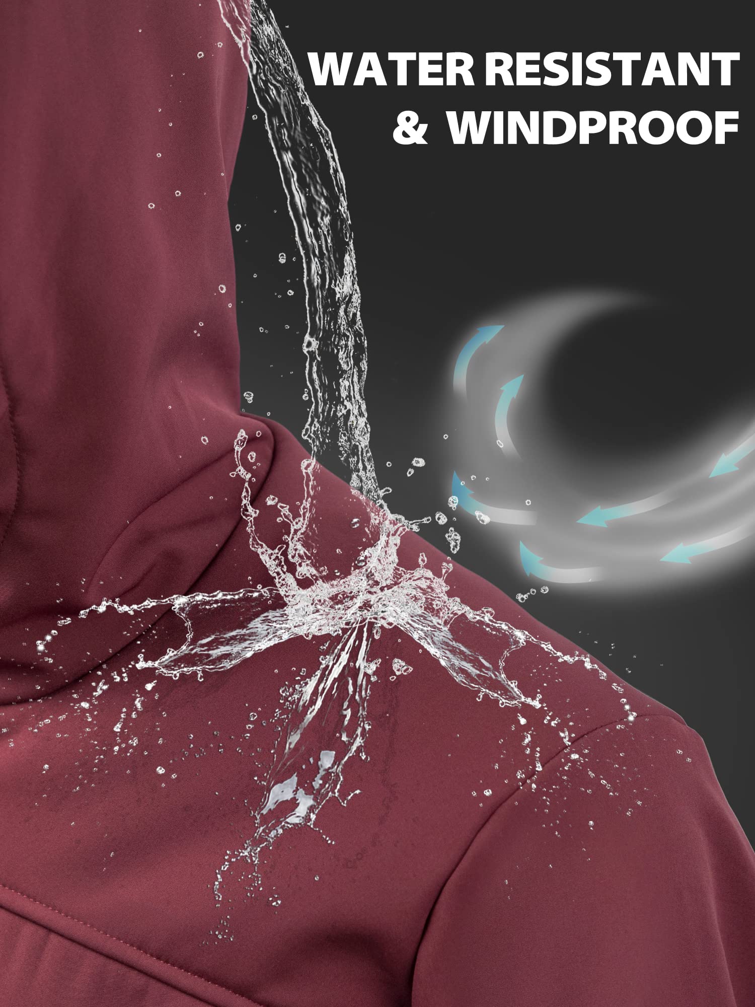 PTAHDUS Women's Heated Jacket with Battery Pack - Soft Shell Winter Coat with Hand Warmer Pockets, 7.4V USB Rechargeable - Perfect for Outdoor Activities, Skiing, Hiking & Cold Weather Commutes