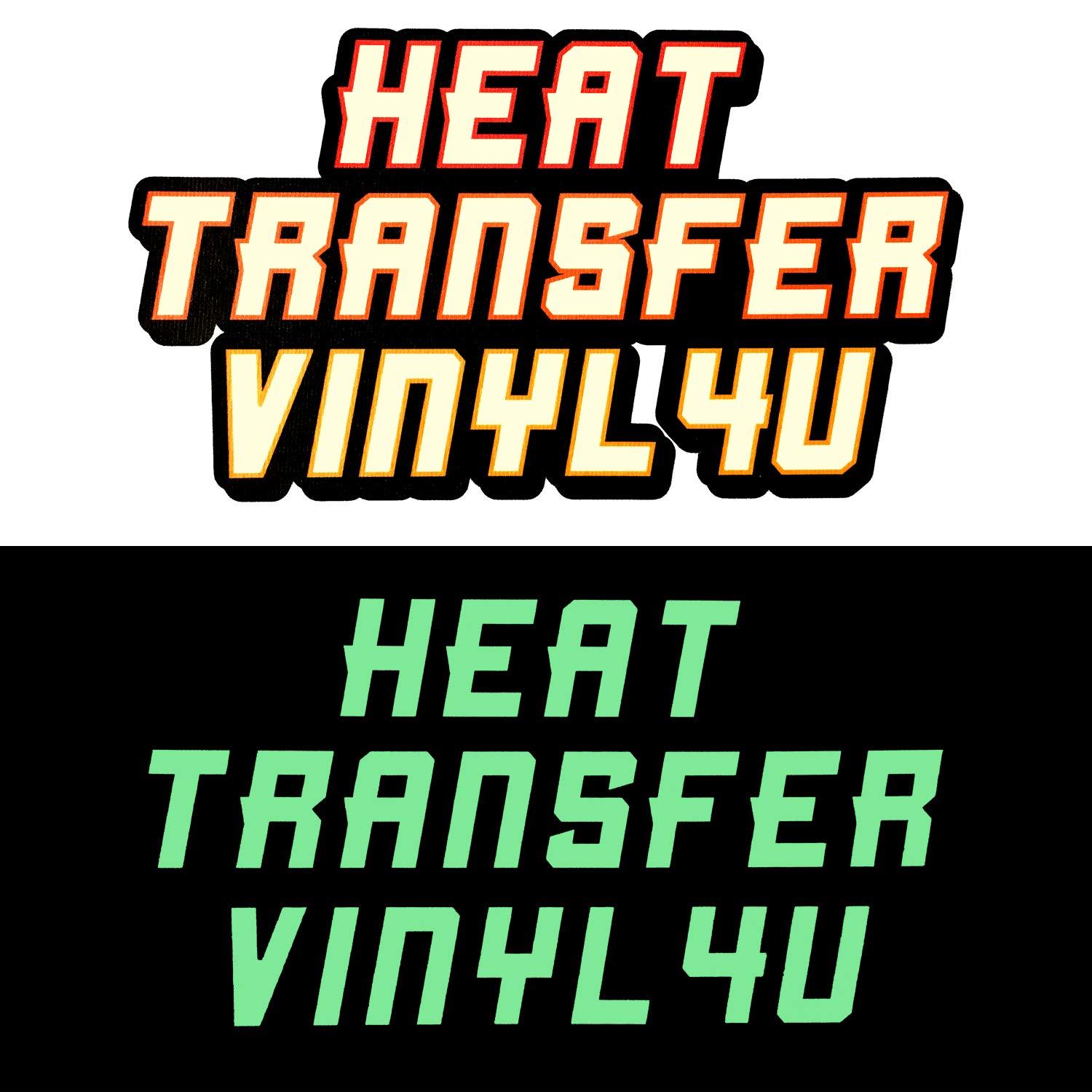 Glow in The Dark Printable Vinyl Sticker Paper - 20