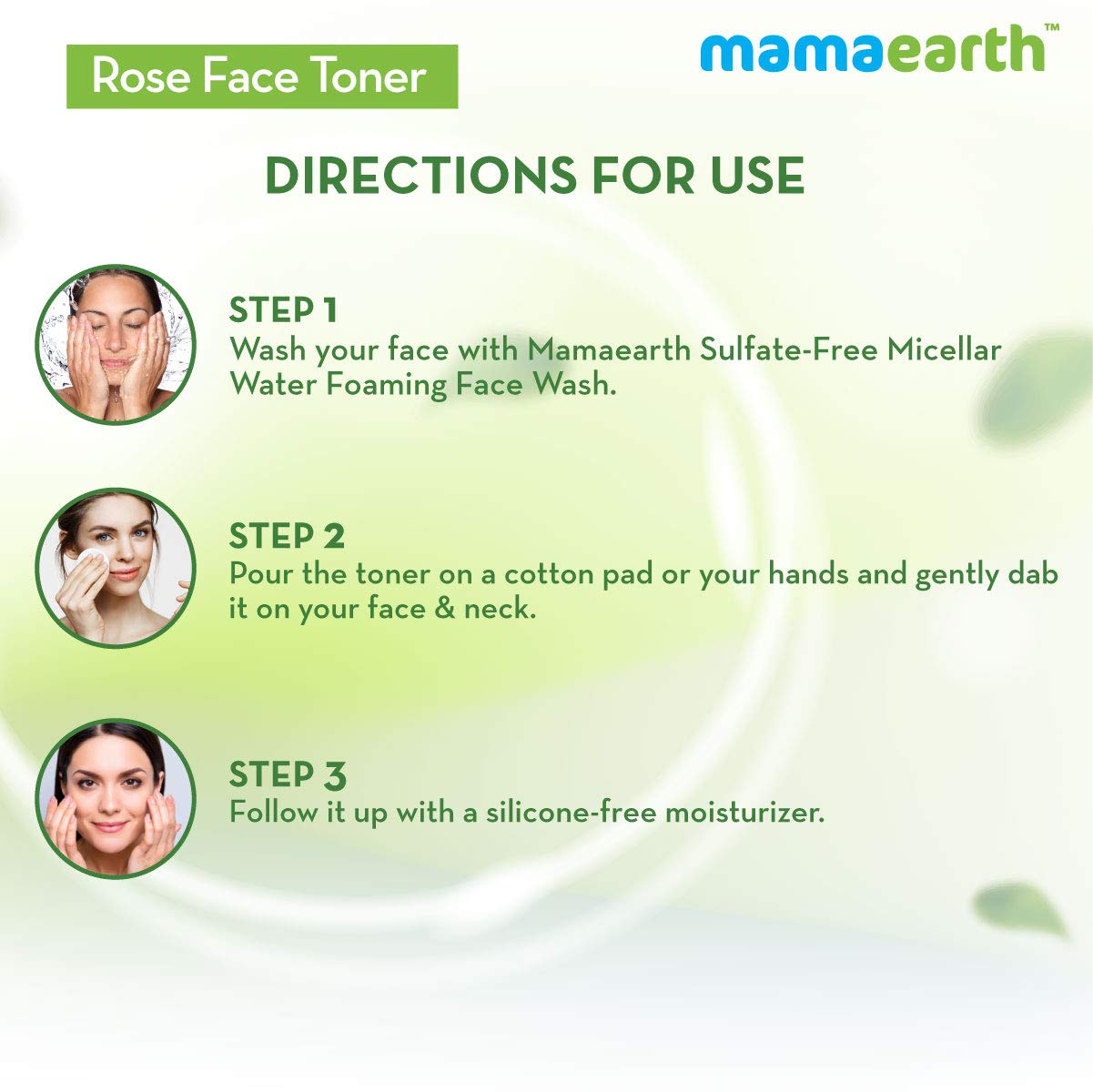 Mamaearth Rose Water Face Toner with Witch Hazel for Pore Tightening & Hydration - 200ml | Alcohol-Free, Soothing Facial Toner for Glowing Skin | Perfect for Daily Skincare Routine & Post-Cleansing Refreshment