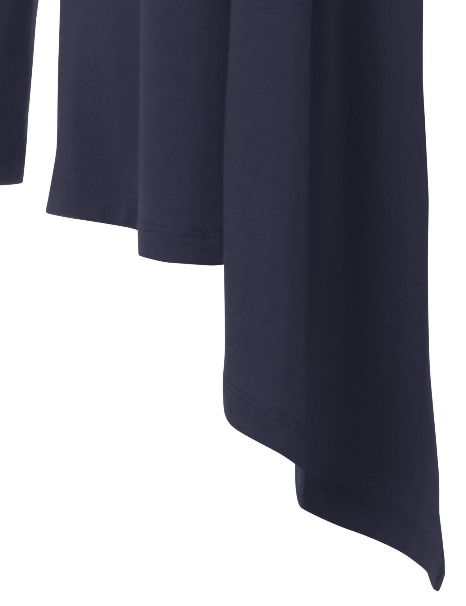 CTC Women's Draped Open-Front Cardigan Sweater - Soft Long Sleeve Lightweight Knit Wrap Cover Up - Made in USA - Perfect for Office, Date Night & Casual Outfits