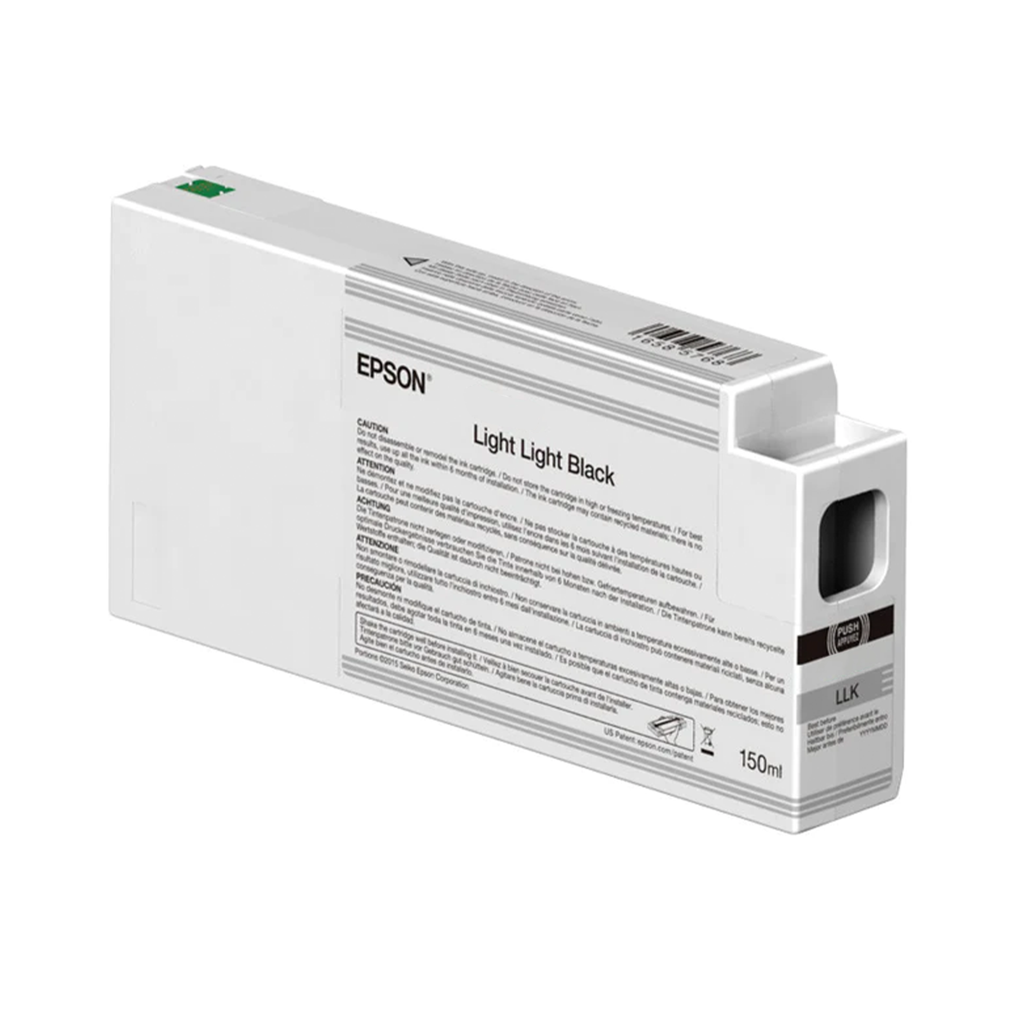 Epson T54V900 UltraChrome HD Light Black Ink Cartridge 150mL - Compatible with SureColor P Series Printers | High-Quality Photo & Graphic Printing for Professional Studios & Home Offices