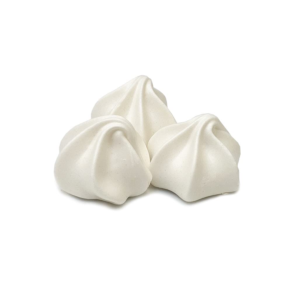 Krunchy Melts Original Vanilla Meringue Cookies - Low Calorie (90 Cal/Serving), Fat Free, Gluten Free, Dairy Free Snacks (4 Oz) - Perfect for Keto Diet, Weight Loss & Healthy Dessert Lovers