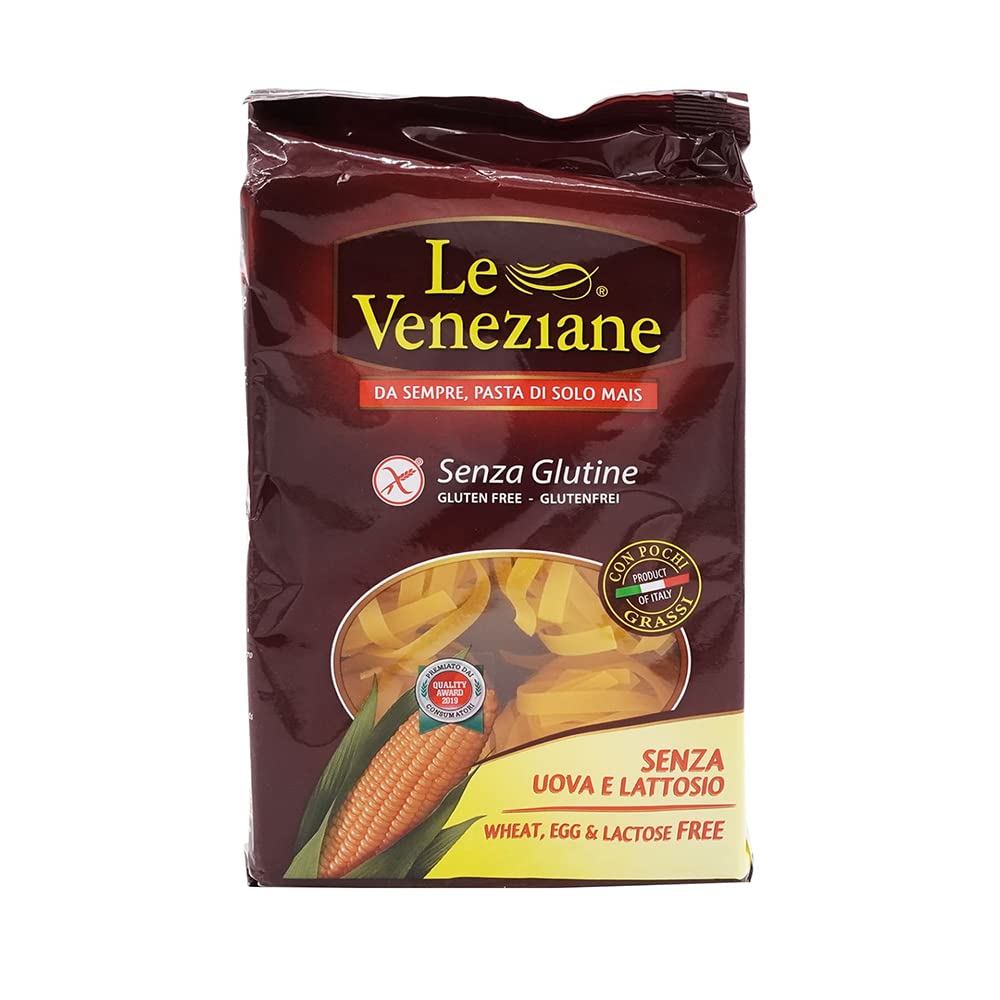 Le Veneziane Gluten Free Tagliatelle Pasta - 250g | Premium Italian Wheat-Free Noodles | Perfect for Celiac Diet & Healthy Italian Meals
