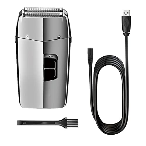 Rechargeable Electric Razor for Men - Powerful Wet & Dry Shaver for Beard, Bald Head & Hair Fading | USB Charging, Cordless & Waterproof | Perfect for Travel, Gym & Daily Grooming