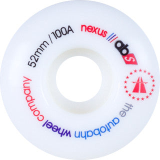 Autobahn Nexus White 52mm Skateboard Wheels for Cruising & Tricks - High Performance Urethane Wheels Set of 4 - Perfect for Street Skating, Park Riding & Commuting