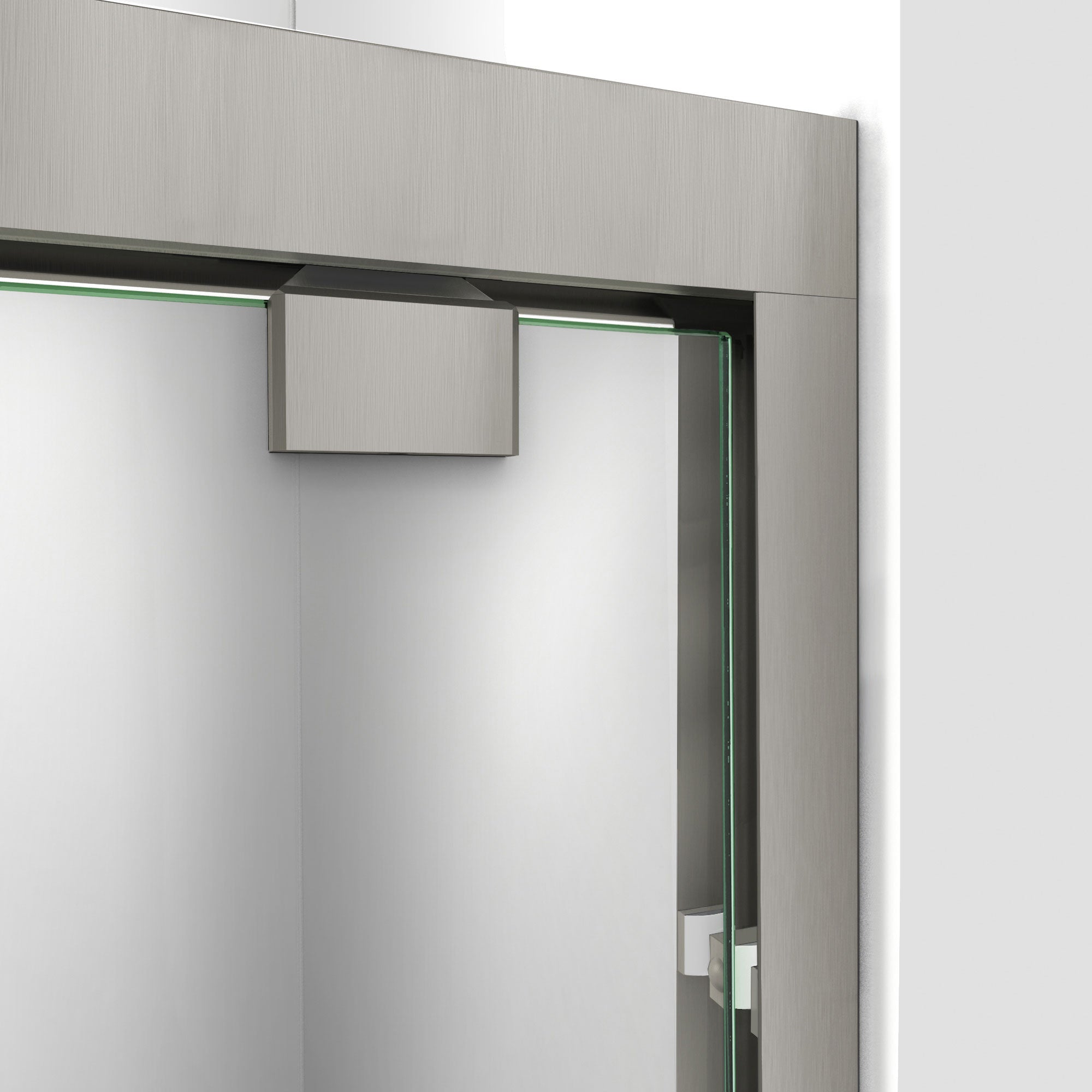 DreamLine Encore Semi-Frameless Bypass Sliding Shower Door Kit with SlimLine Base - 36