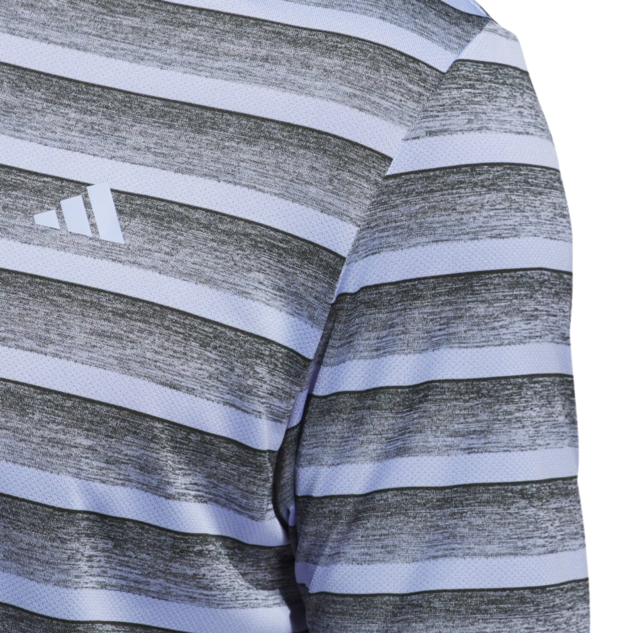Adidas Men's Two-Tone Striped Polo Shirt - Breathable Cotton Golf & Casual Wear for Summer Outings