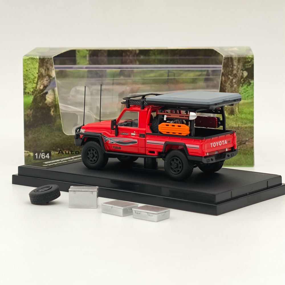 1/64 Toyota Land Cruiser LC79 Australian Style Modified Diecast Model Car - Collectible Miniature Toy for Hobbyists & Gifts (Perfect for Display, Car Enthusiasts Collections & Birthday Presents)