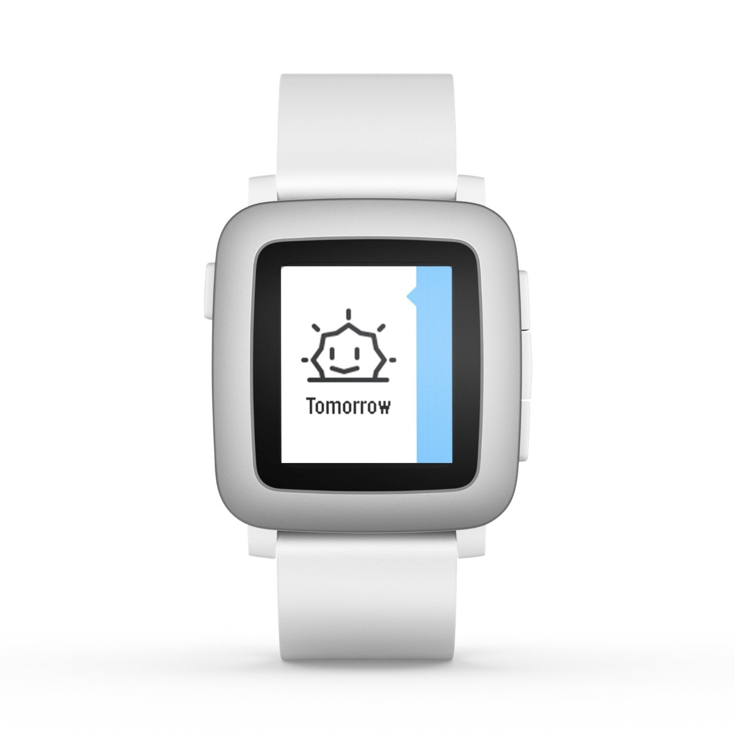 Pebble Time Smartwatch - Waterproof Fitness Tracker with Heart Rate Monitor, Sleep Tracking & Notifications | Perfect for Running, Swimming & Daily Activity Tracking