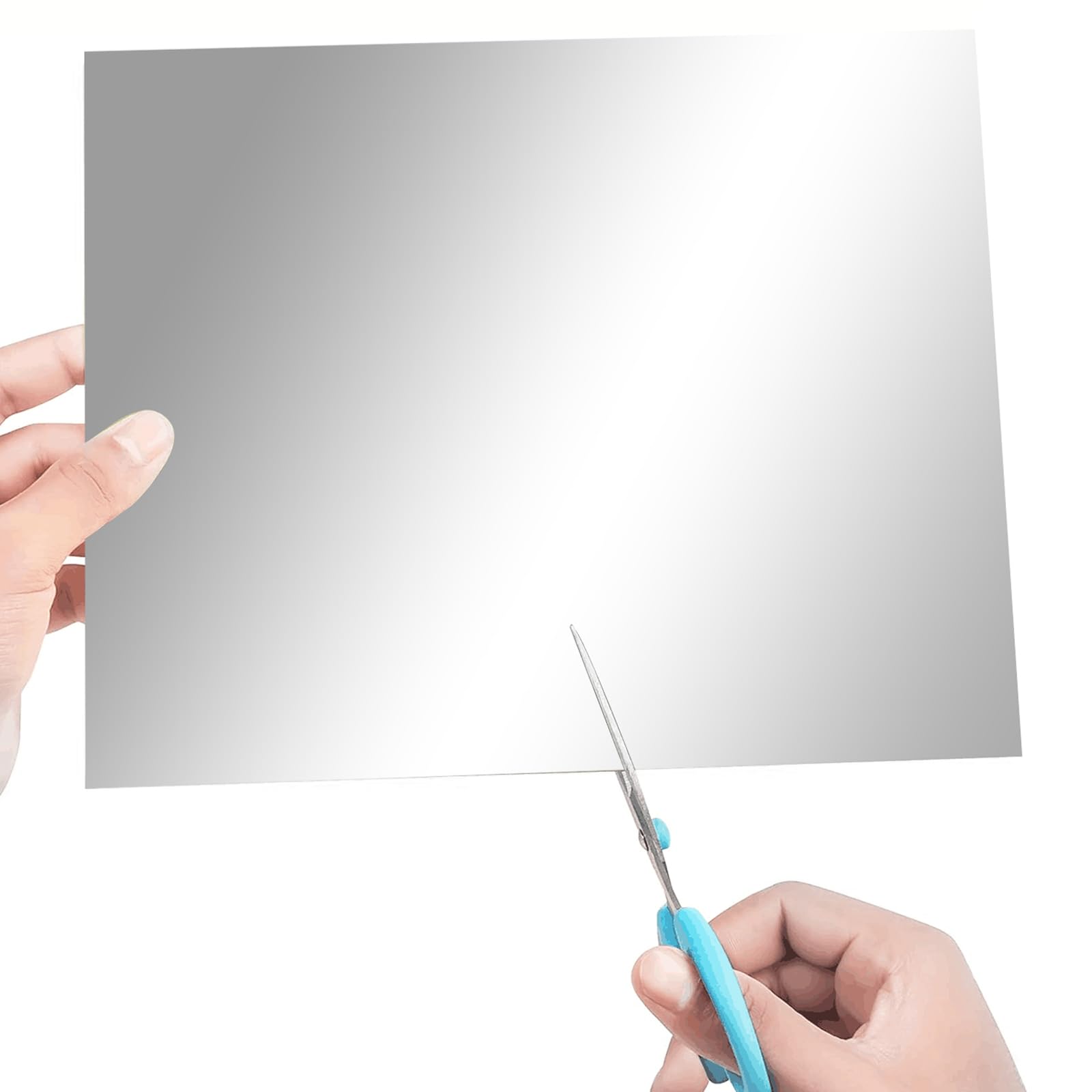 Premium Silver Metallic Cardstock Paper - 30 Sheets of 12