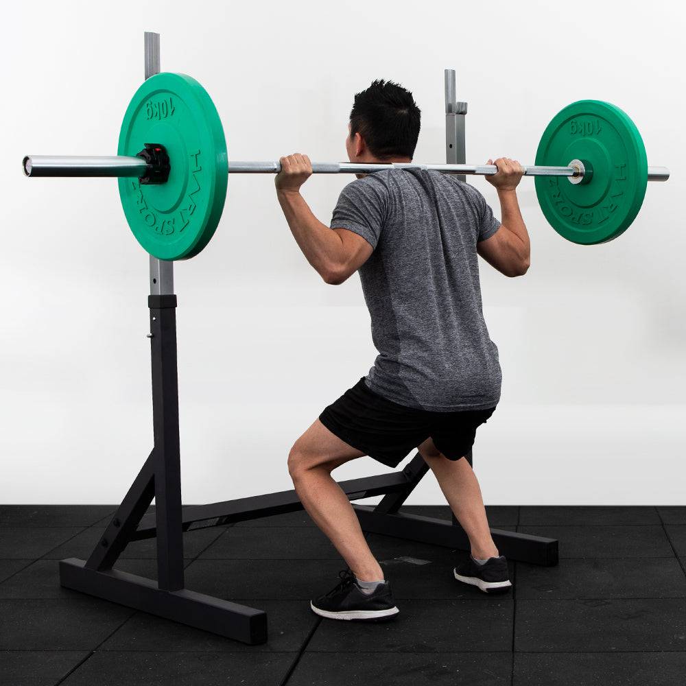 HART Squat Stand - Adjustable Weight Rack for Home Gym Strength Training - Perfect for Squats, Bench Press & Powerlifting Workouts