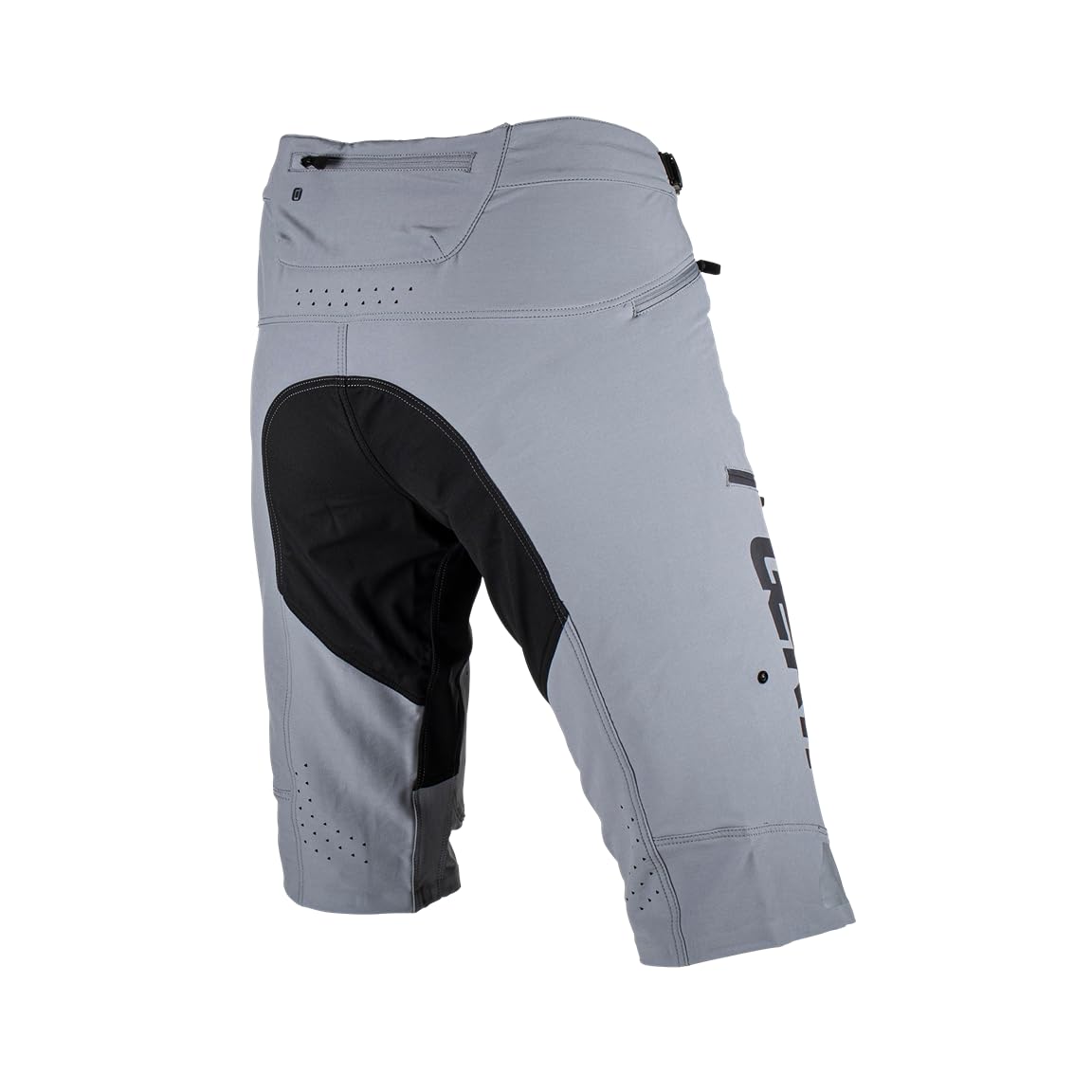 Leatt 4.0 Gravity Men's Mountain Bike Shorts - Titanium 32 (USA) - Durable Cycling Shorts for Trail Riding & Mountain Biking