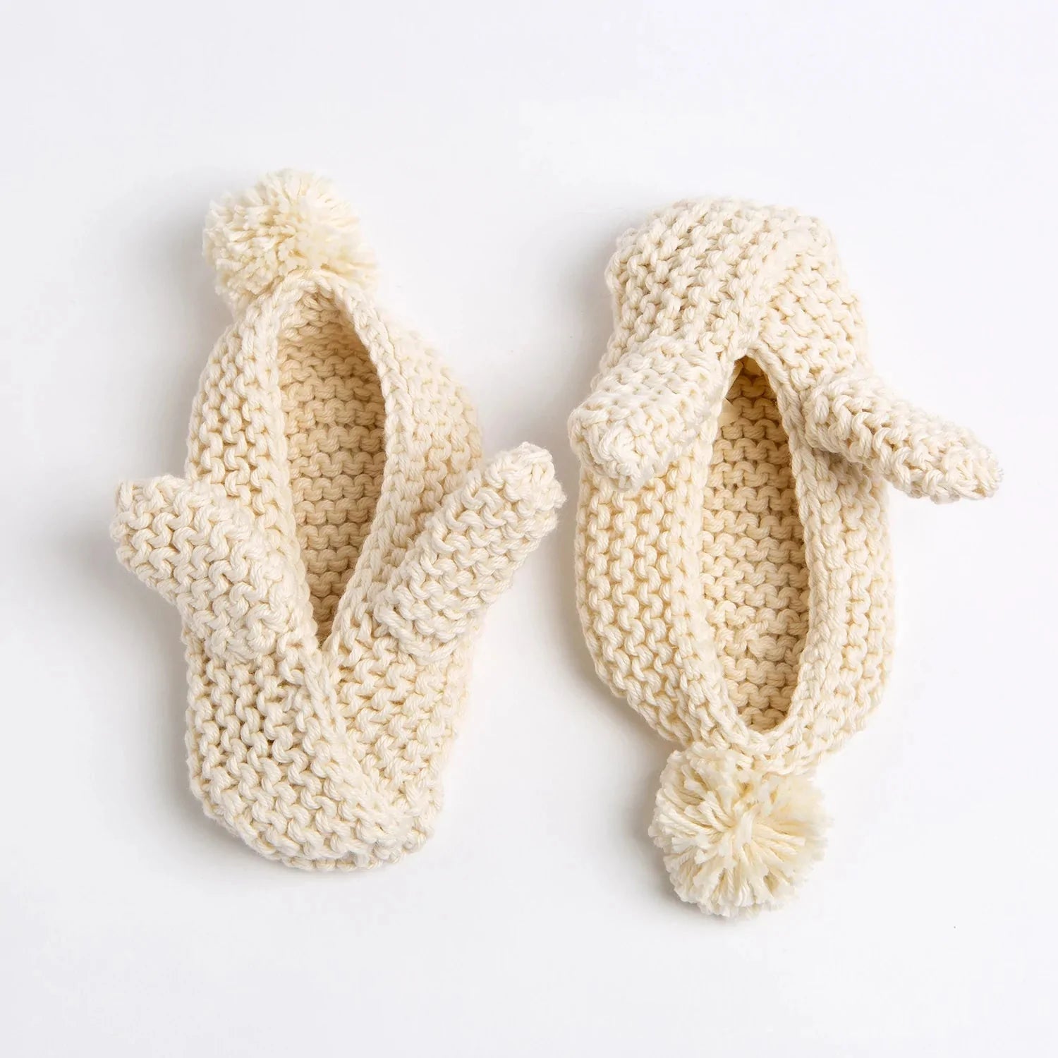 Adorable Bunny Ear Baby Slippers & Hat Knitting Kit - DIY Easter Gift Set for Newborns - Perfect for Easter Photos, Baby Showers & First Holiday Celebrations
