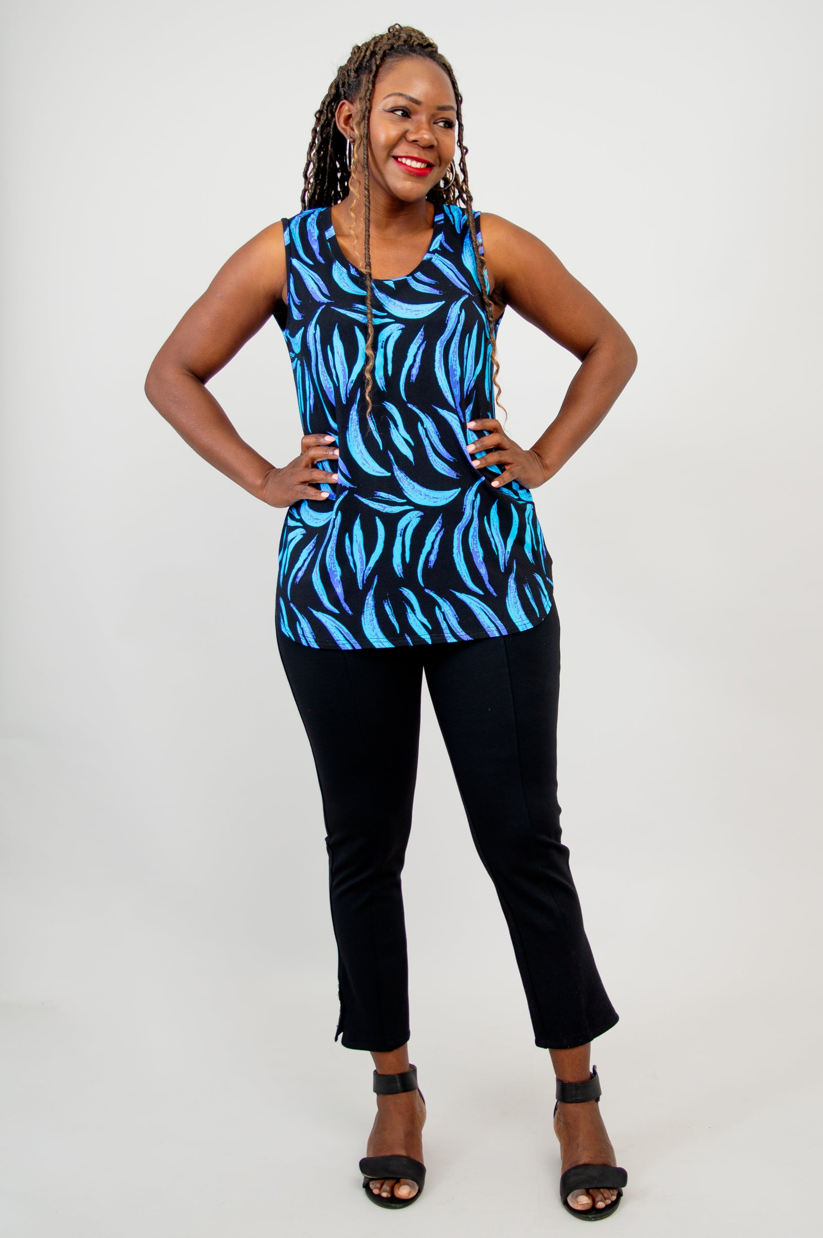 Stylish Jazz Tank Top - Soft Bamboo Fabric - Perfect for Summer, Music Festivals & Casual Outings