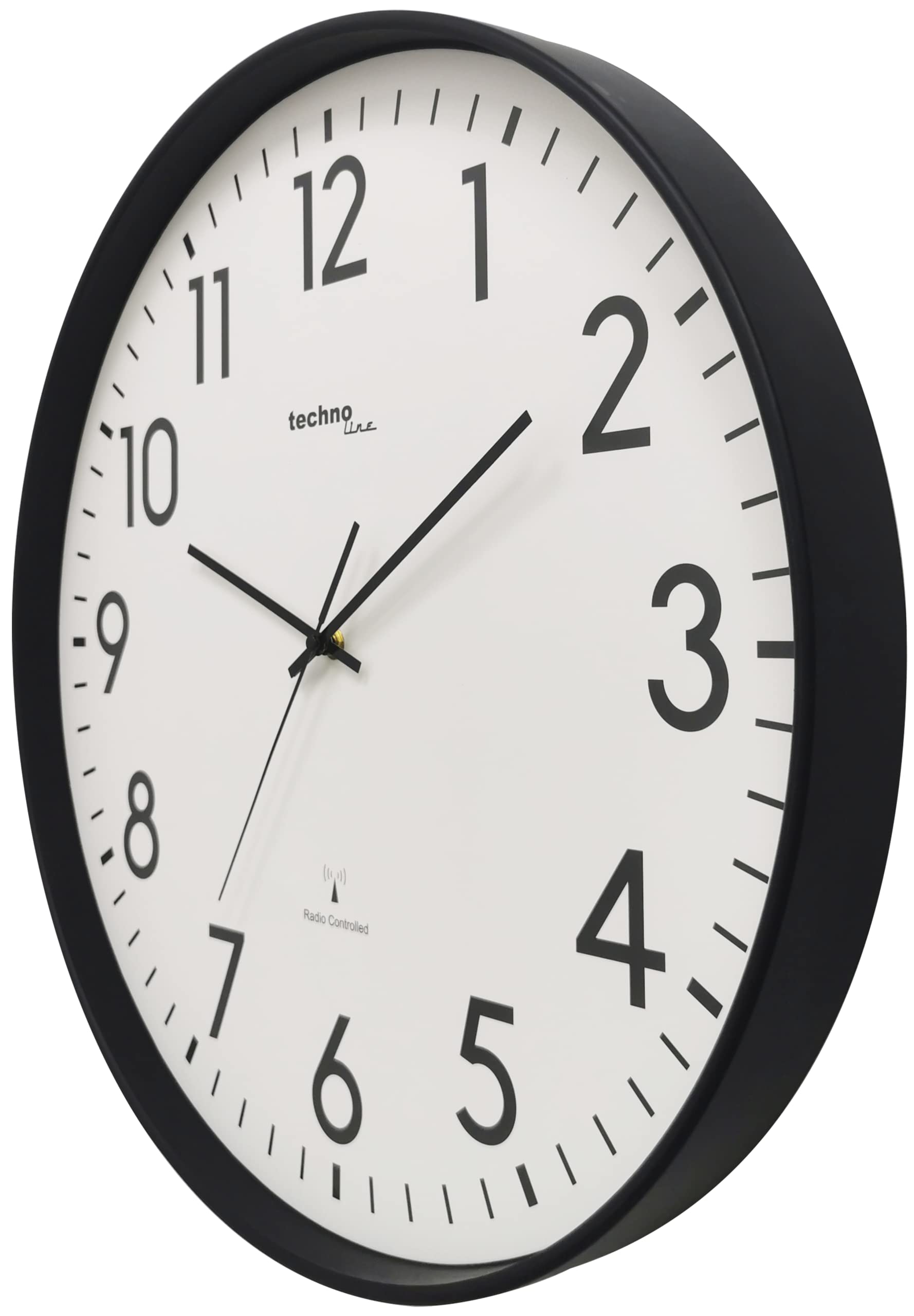 Technoline WT8998 Extra Large 50 cm Radio-Controlled Wall Clock - Perfect for Living Rooms, Bedrooms & Offices