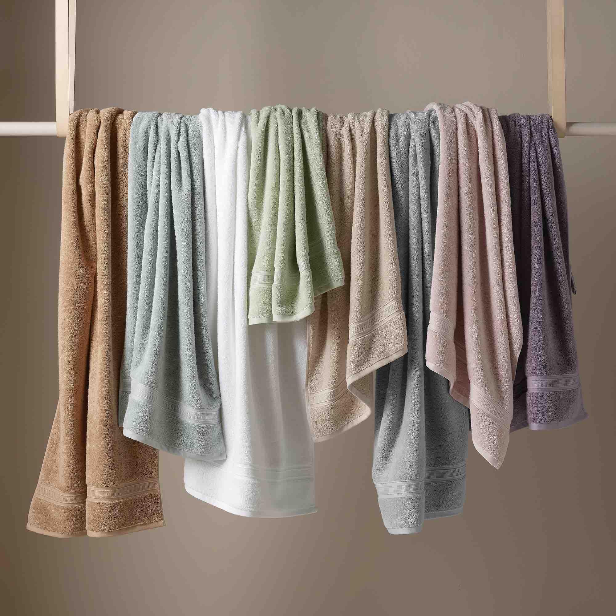 Christy Serene Combed Cotton Towel - Soft & Absorbent Bath & Beach Towel for Spa, Pool, Gym & Travel - Clay Color