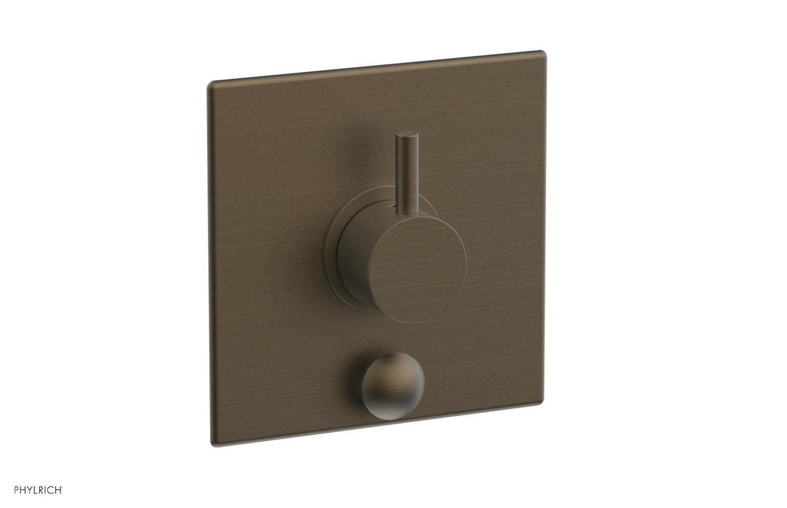BASIC II Pressure Balance Shower Plate with Diverter and Handle Trim Set 4 203 - Chrome Finish for Bathroom & Shower Installation - Perfect for Home Renovation and Modern Bathroom Upgrades