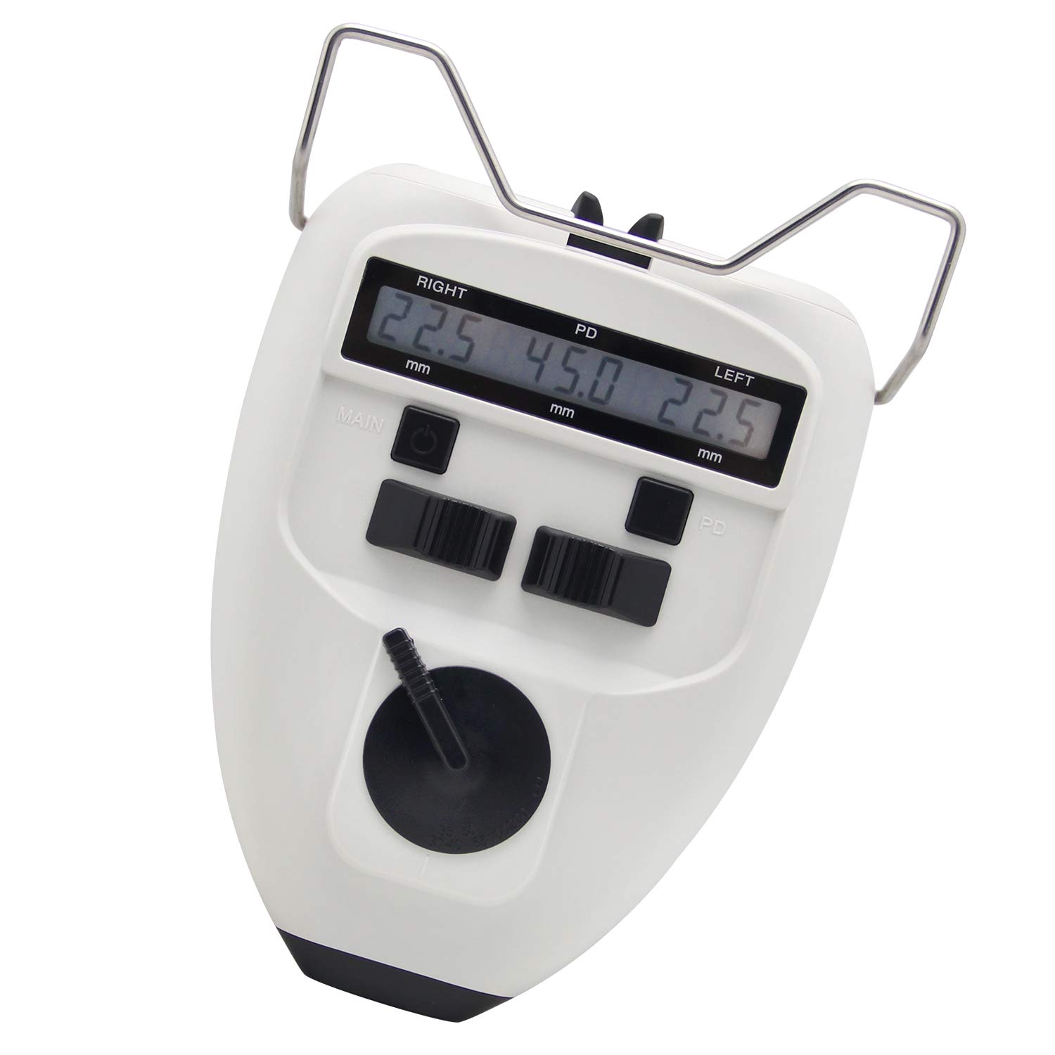 Huanyu CP-32AT Pupil Distance Meter - 45~82mm Adjustable PD Tester with LED Bulb Slider for Near/Far Vision Optometry | Perfect for Eye Clinics, Optical Shops & Home Eye Care