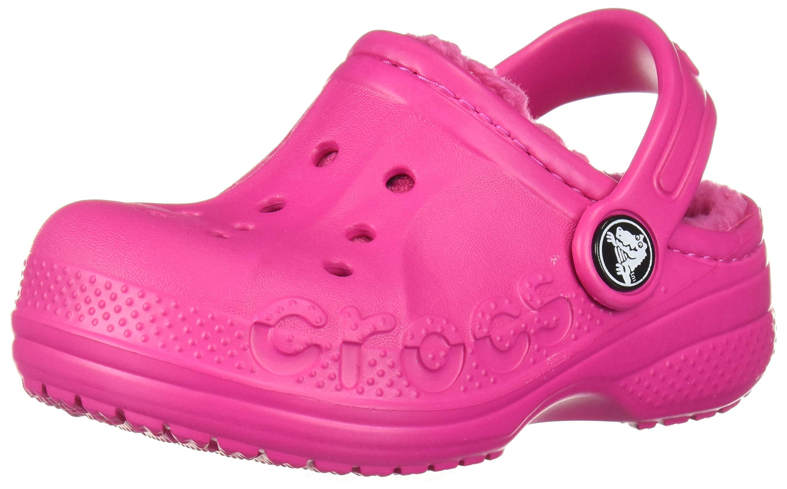 Crocs Kids' Baya Lined Clog - Warm Fuzzy Winter Slippers for Boys & Girls | Cozy Indoor & Outdoor Footwear for Playtime & School