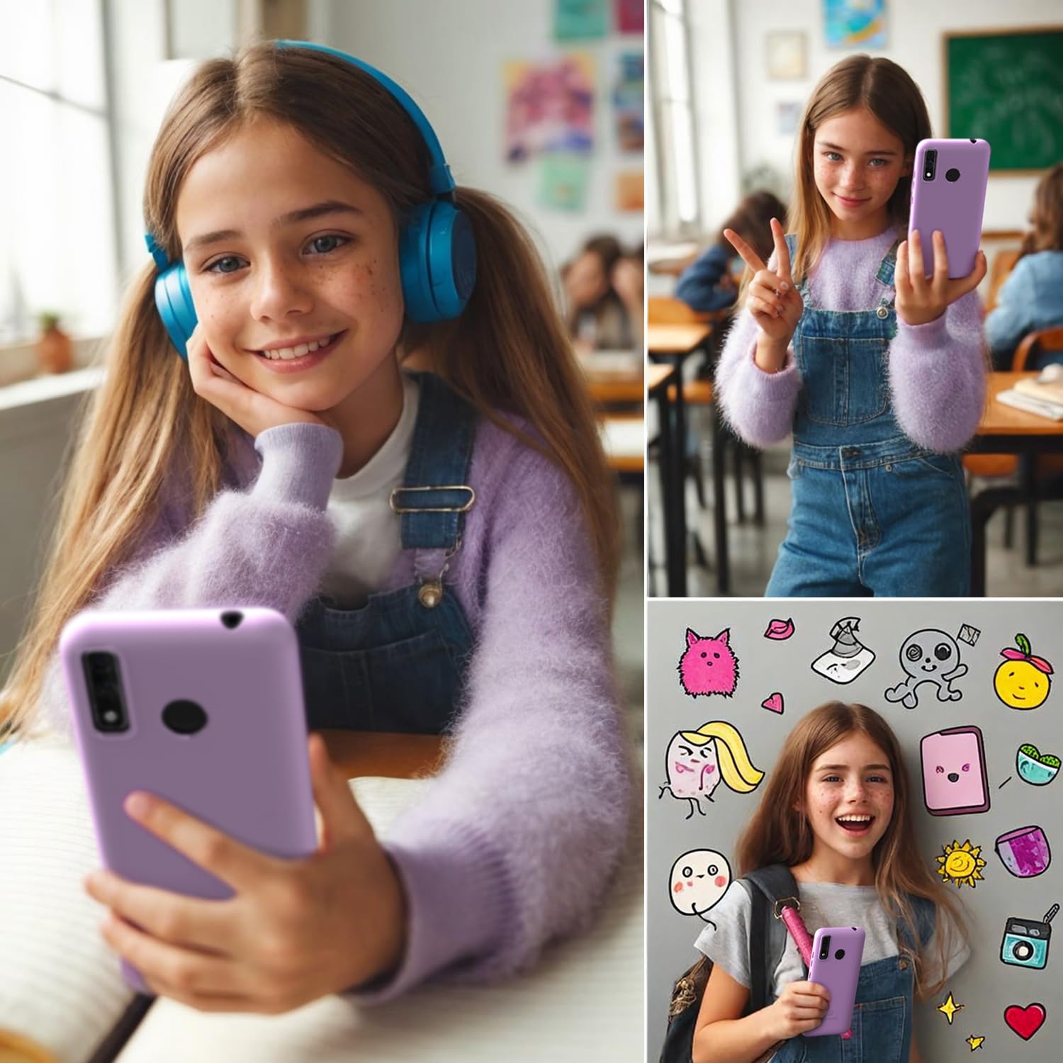 Teracube Thrive 64GB Kids Smartphone with Parental Controls - GPS Tracker, Screen Time Management, Spam Blocker | Safe Phone for Teens & Children | Perfect for School, Travel & Family Communication (Monthly Plan Required)