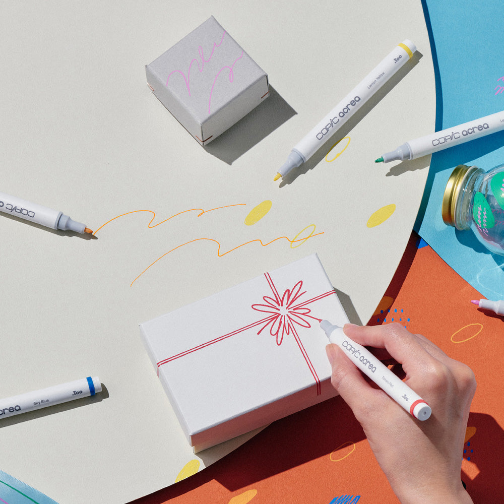 Copic Acrea Paint Marker - Alcohol-Based Dual Tip Art Marker for Illustration, Manga & Calligraphy - Perfect for Artists, Designers & Crafters