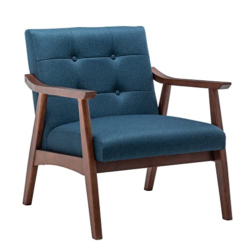 Conant Blue Fabric/Espresso
