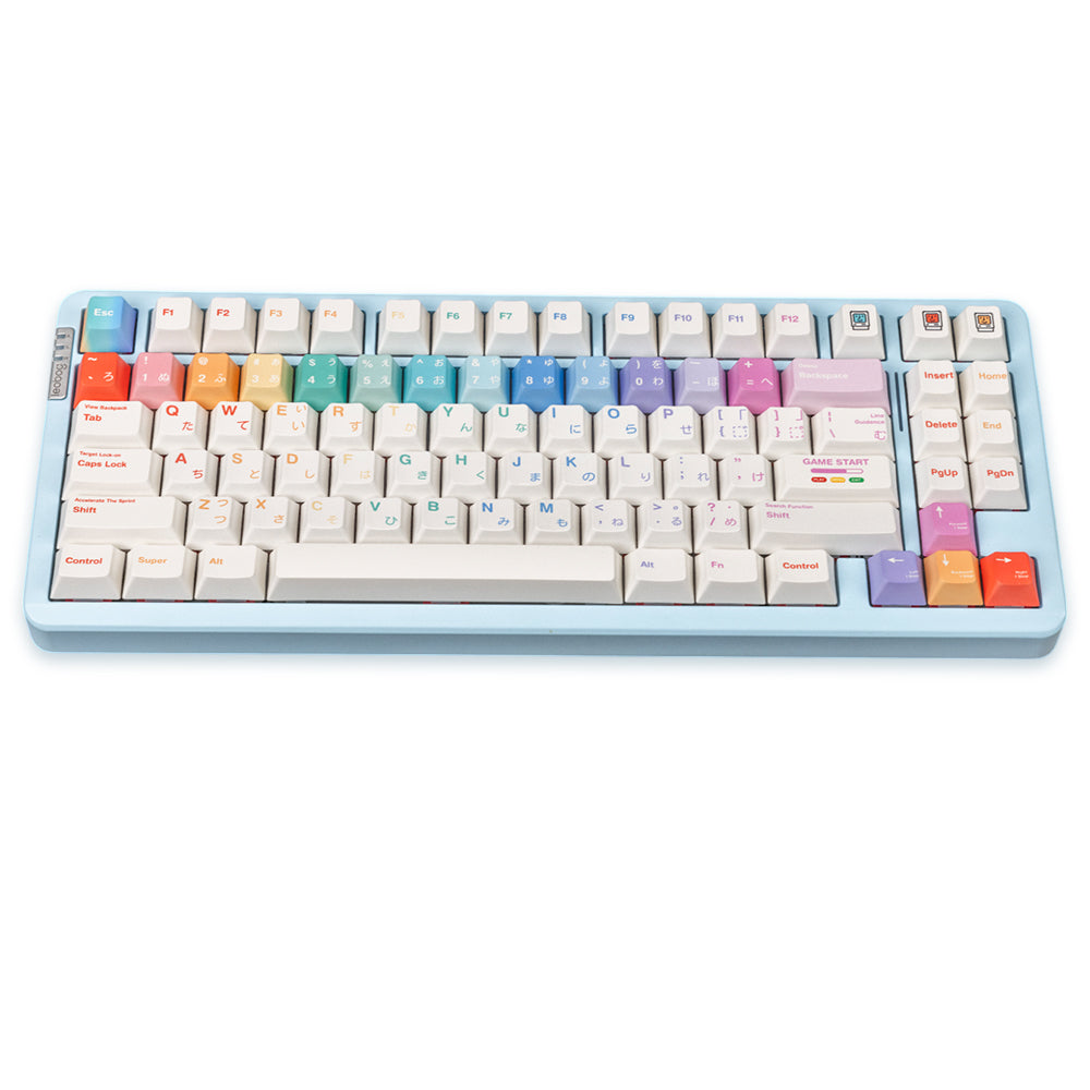 LEOBOG Hi86 Aluminum Wireless Mechanical Keyboard - Creamy White, Bluetooth 5.1, Hot-Swappable, RGB Backlit for Gaming & Office Use