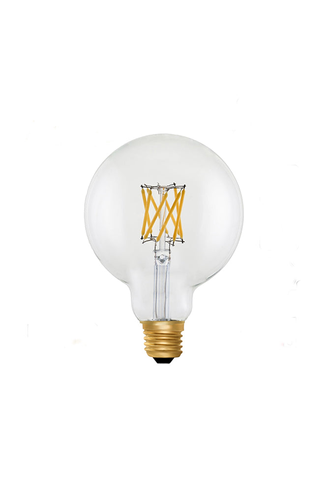 6W E27 LED Light Bulb, Clear Globe Shape, Energy Efficient, Warm White 3000K - Perfect for Lamps, Ceiling Fixtures, and Home Lighting