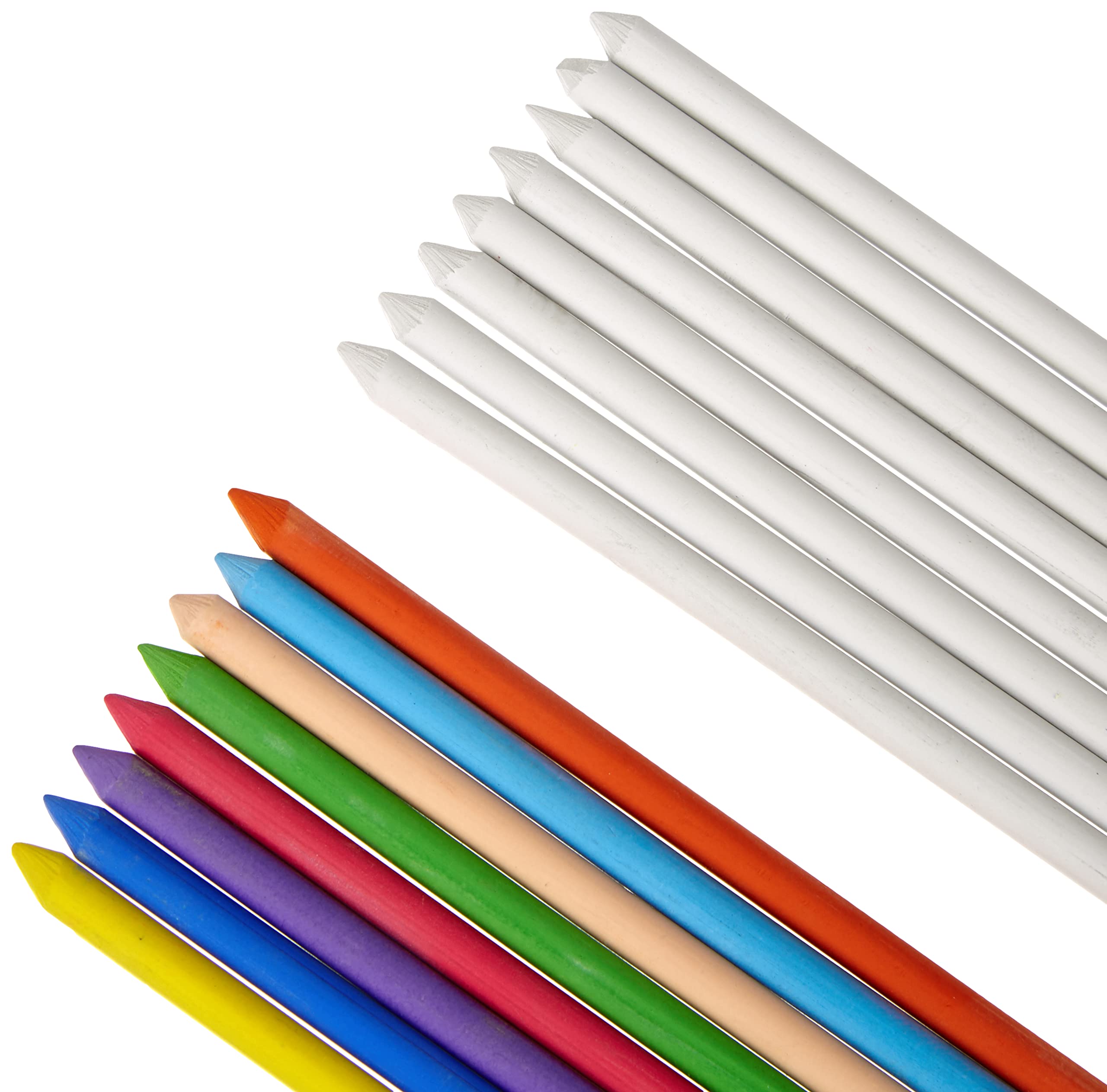 Allary Chalk Cartridge Set - 12 Vibrant Colors for Sidewalk, Blackboard & Art Projects - Perfect for Kids, Teachers & Outdoor Fun