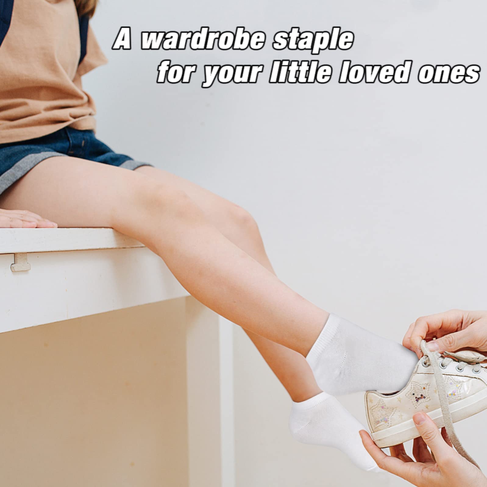30 Pairs Toddler Socks for Boys & Girls 1-14 Years - Soft Breathable Low Cut No Show Ankle Socks Set - Perfect for School, Play & Everyday Wear