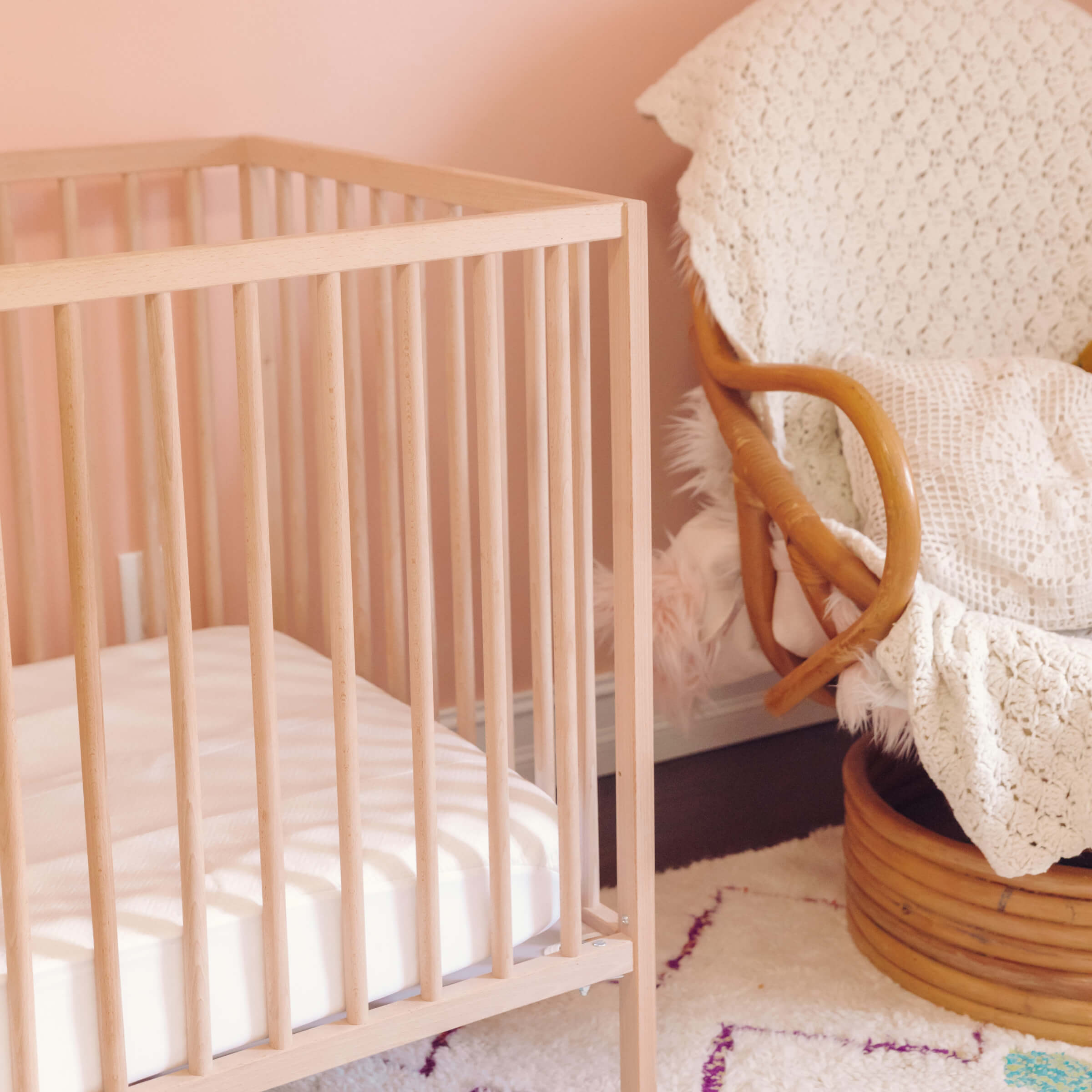 Waterproof Crib Mattress Protector - Hypoallergenic & Breathable for Baby Safety | Ideal for Nursery, Daycare & Travel Use