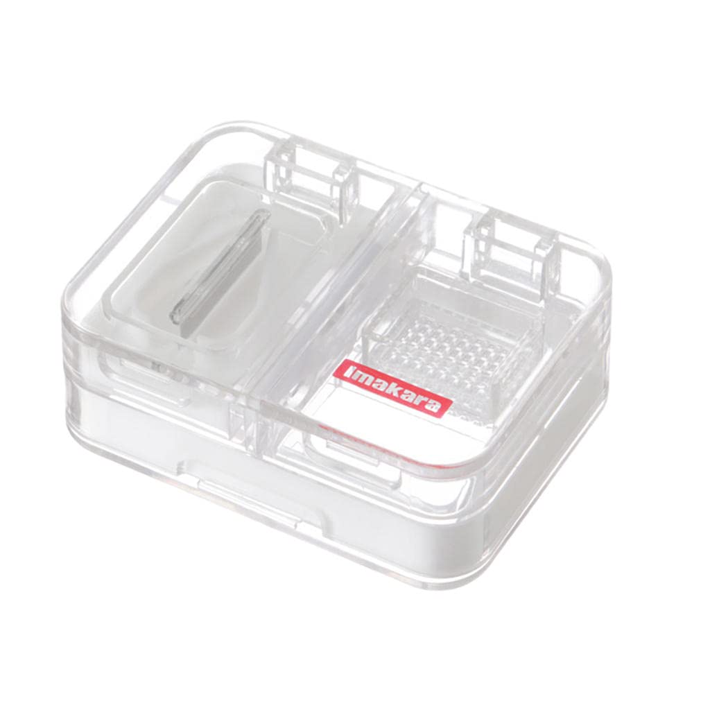 Newmind Multifunctional Pill Organizer - Portable Silicone Loop Medicine Case with Pill Cutter & Grinder, Moisture-Proof PP Container for Tablets & Vitamins (White) - Perfect for Travel, Home & Daily Medication Management