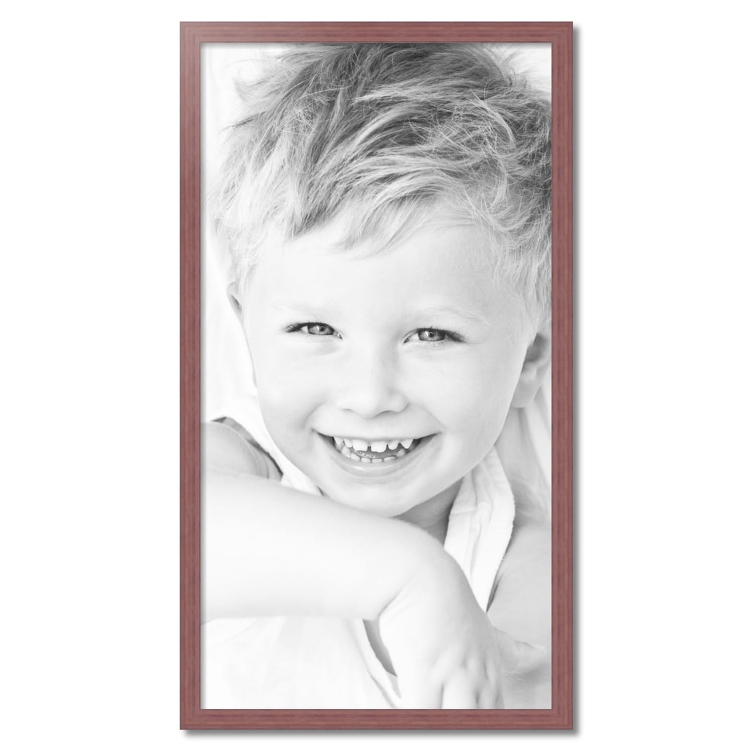 ArtToFrames 25x47 Inch Pink Wood Picture Frame - 1.5 Inch Custom Poster Frame for Wall Art, Photos & Decor - Shatter-Resistant Acrylic & Ready to Hang | Perfect for Living Room, Bedroom & Office Display