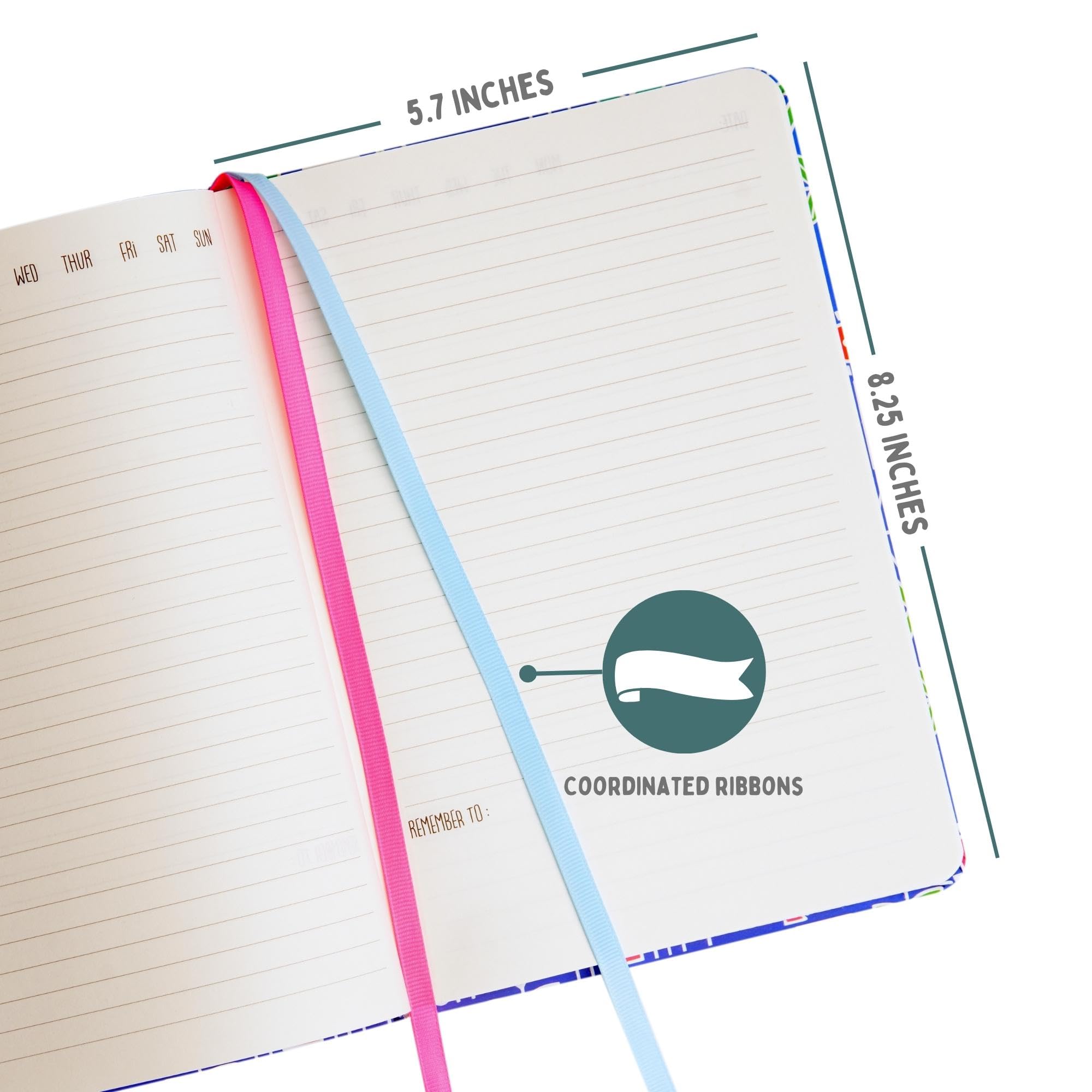 DOODLE Hard Bound Soft Foam Padded Notebook - A5 Compact Size (8.25
