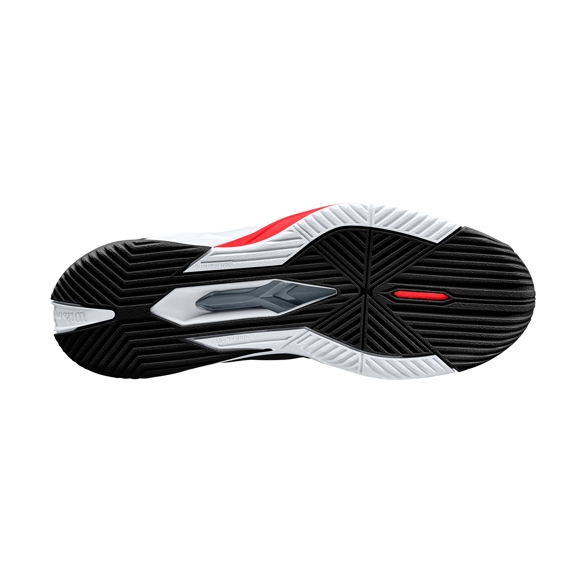 Wilson Rush Pro 4.0 Men's Tennis Shoes - Black/White/Red | Lightweight & Durable Court Shoes for Competitive Play | Perfect for Tennis, Pickleball & Casual Wear