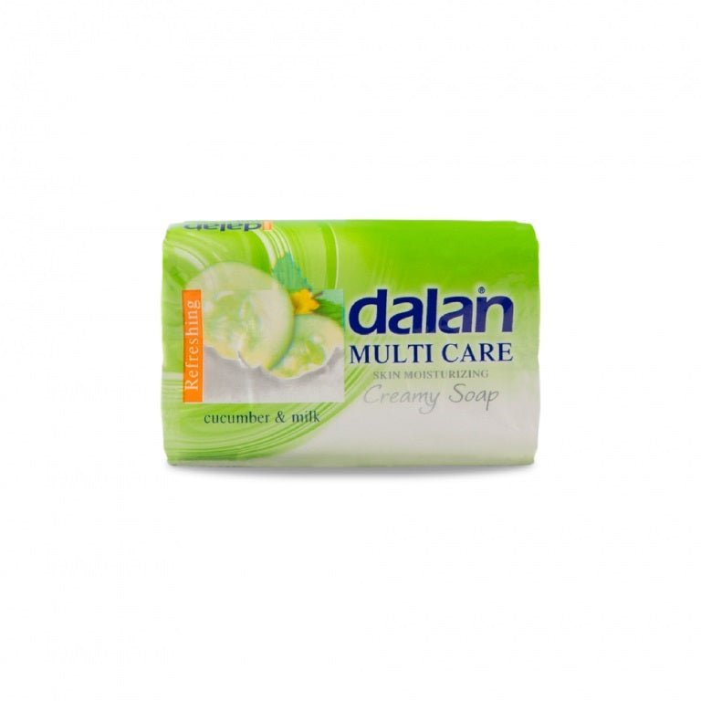 Dalan Cucumber & Milk Soap Bar - 3 Pack (3x90g) | Moisturizing & Gentle Cleansing for Sensitive Skin | Perfect for Daily Use, Travel & Gifts