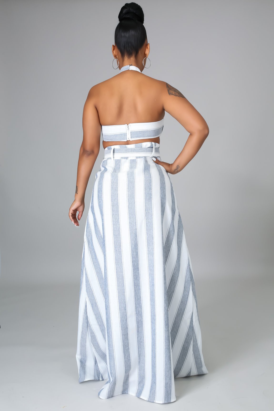 Janiyah 2 Piece Skirt Set for Women - Floral Print Summer Outfits, High Waist Skirt with Matching Top - Perfect for Beach Vacations, Date Nights & Casual Wear
