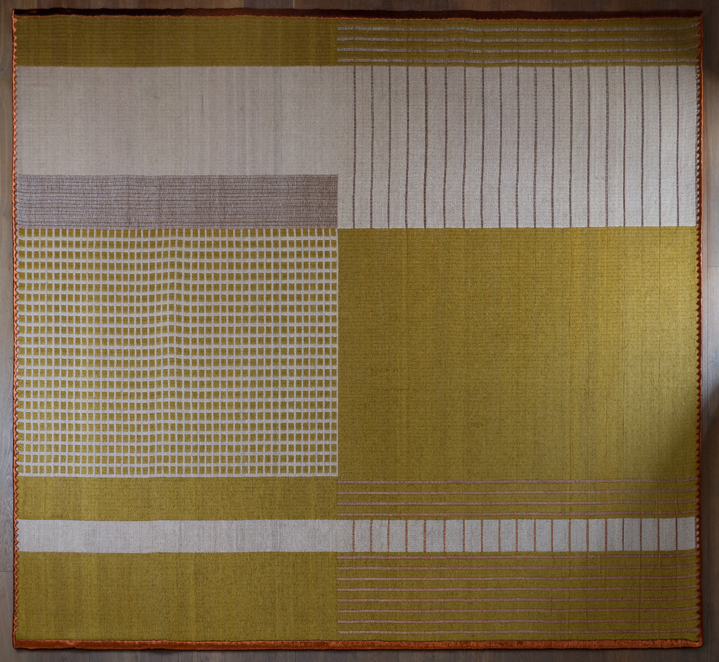 Nina Litchfield Studios x Tapistelar Oscar Rug - Handmade Bohemian Area Rug for Living Room, Bedroom & Home Decor