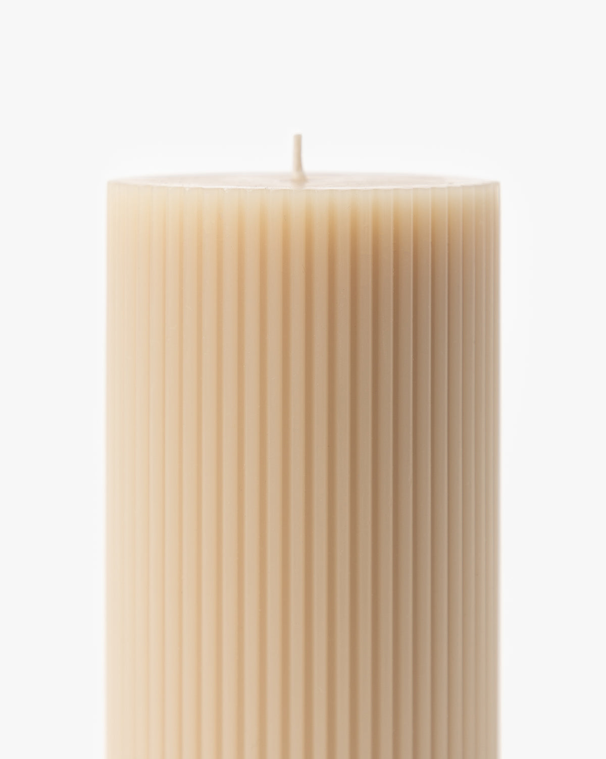 Elegant Ribbed Pillar Candles - Handmade Soy Wax Candles for Home Decor, Weddings & Romantic Ambiance | Eco-Friendly, Long-Lasting Scented Candles