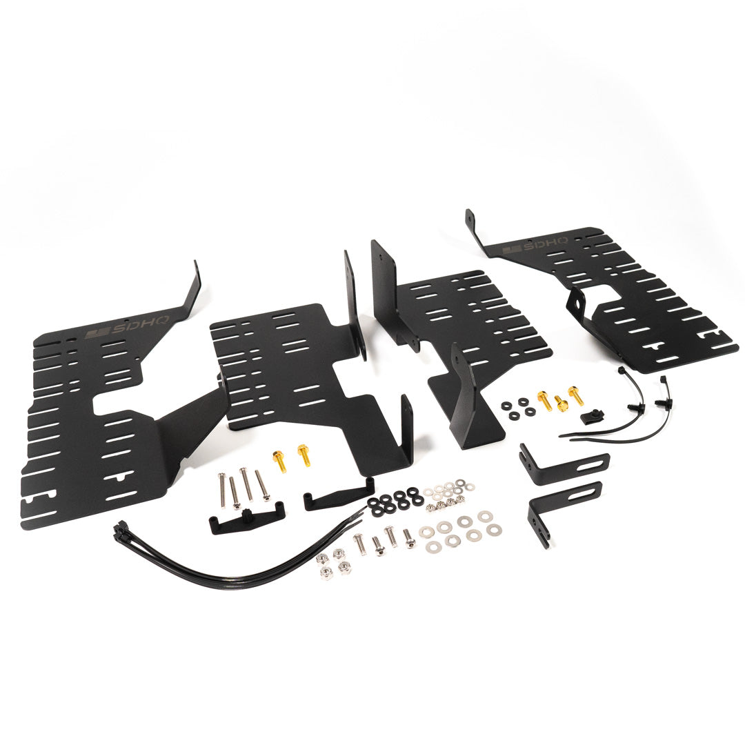 2022-2024 Toyota Tundra & Sequoia SDHQ Built Behind the Grille LED Light Bar Mount Kit - Off-Road Lighting Accessories for Night Driving & Adventure