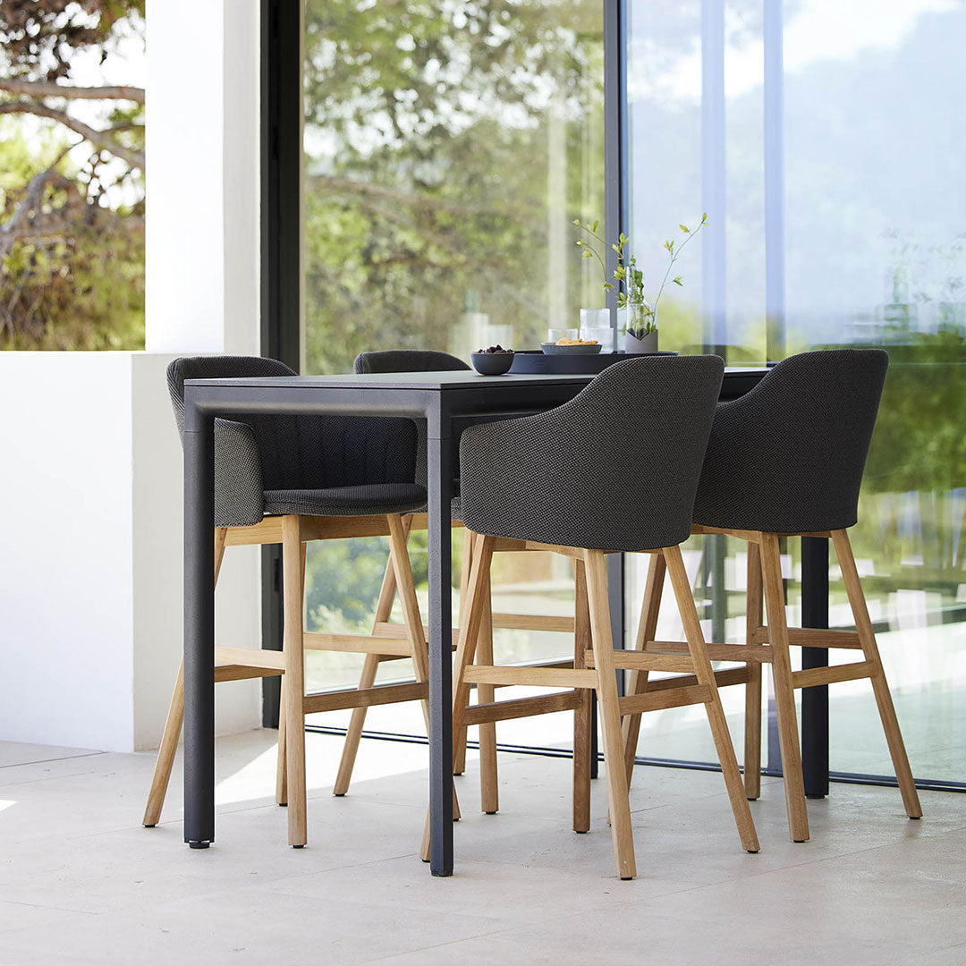 Premium Drop Outdoor Bar Table - Weather-Resistant Patio & Garden Furniture for Backyard, Poolside & Deck Dining