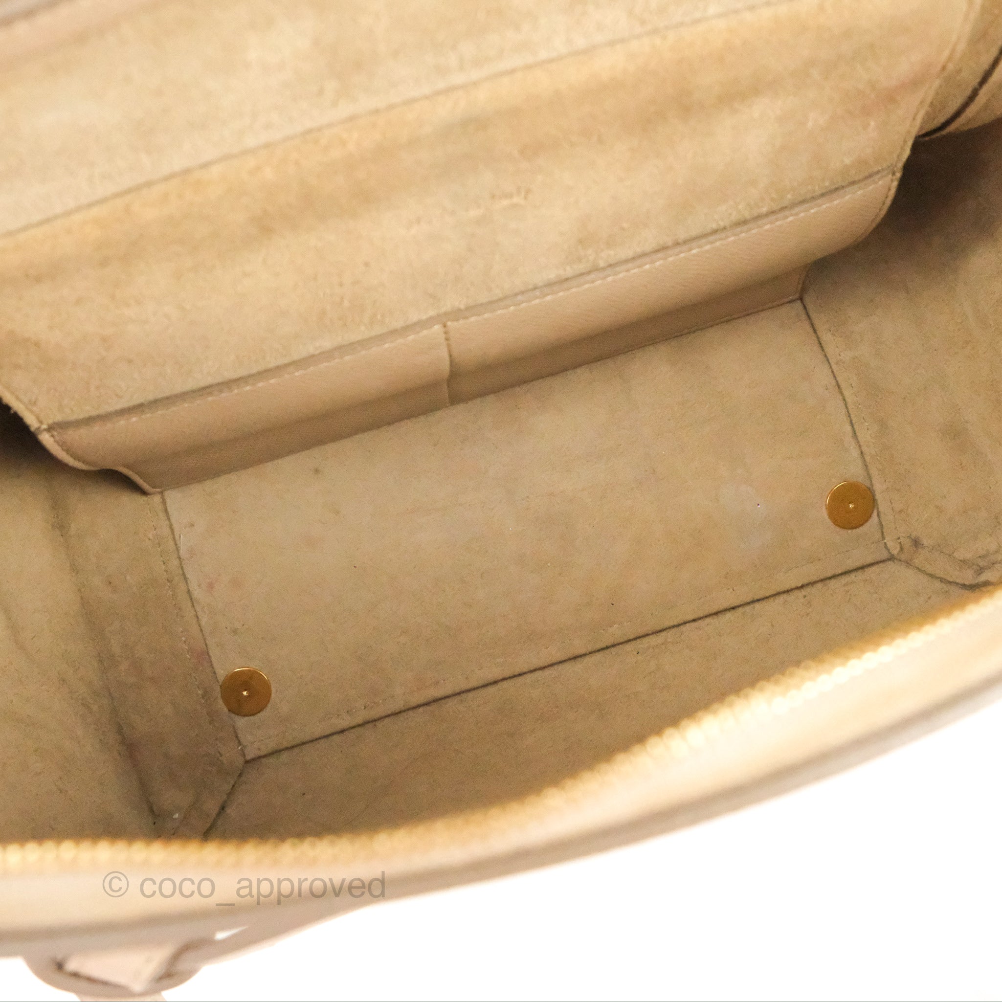 Celine Mini Belt Bag in Light Taupe - Genuine Grained Calfskin with Gold Hardware | Perfect for Everyday Use, Work & Travel