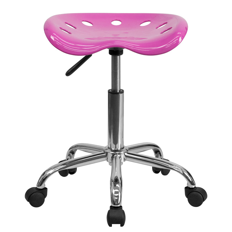 Vibrant Apple Green Tractor Seat & Chrome Stool - Retro Diner Style Bar Stool for Kitchen, Cafe, and Home Decor