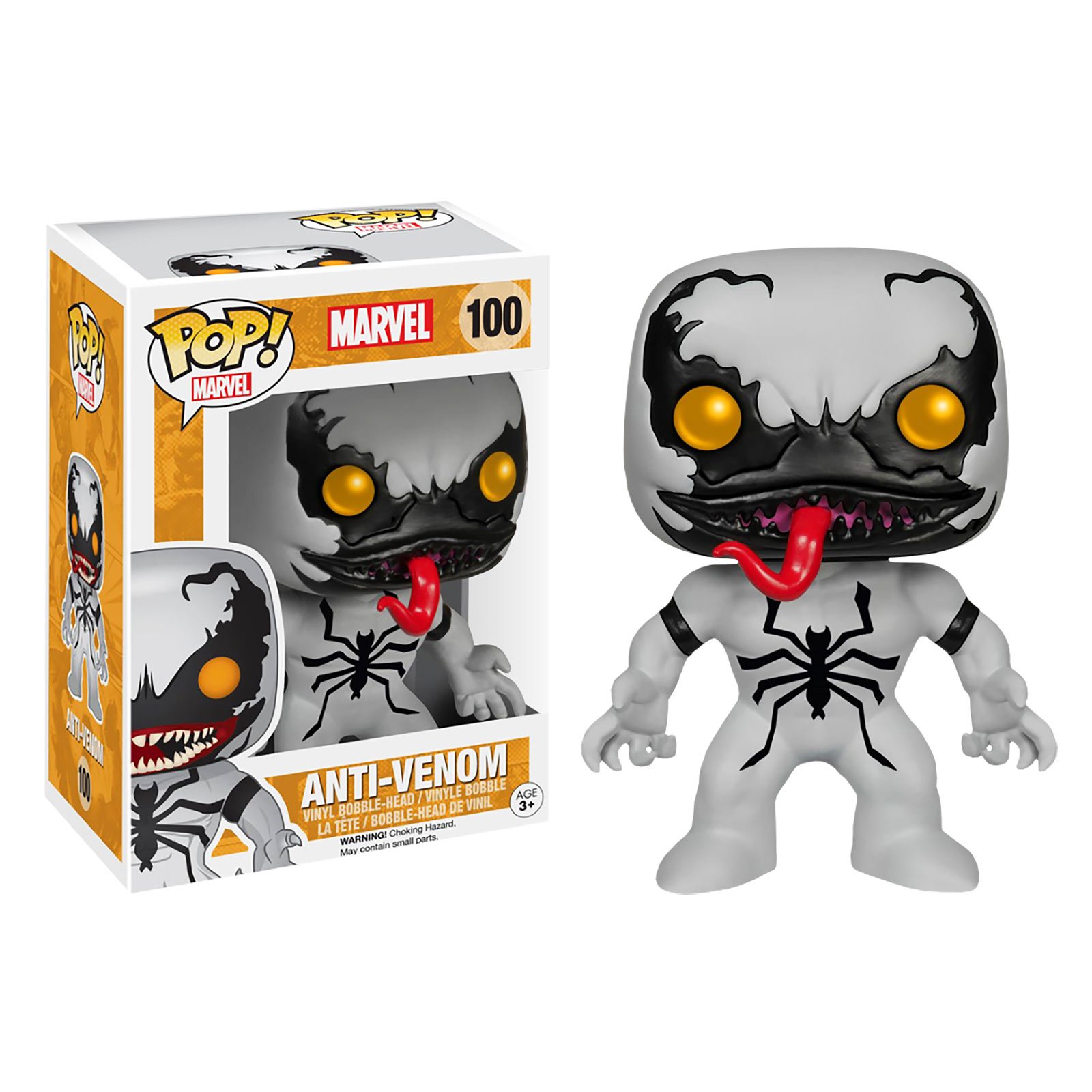 Funko POP! Marvel Anti-Venom #100 Vinyl Figure - Collectible Superhero Toy for Marvel Fans, Home Decor & Gift for Comic Book Lovers